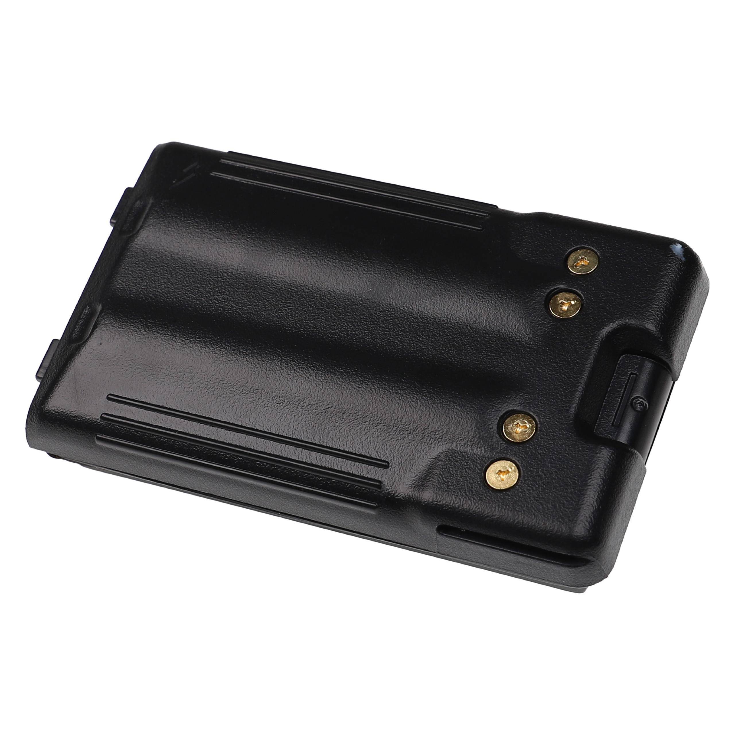 vhbw Akku kompatibel mit Yaesu Vertex VX-120, VX-110, FT-60E, FT60R, VX120, FT-60R, VX110, VX-127 Funkgerät, Walkie Talkie (2600 mAh, 7,4 V, Li-Ion)