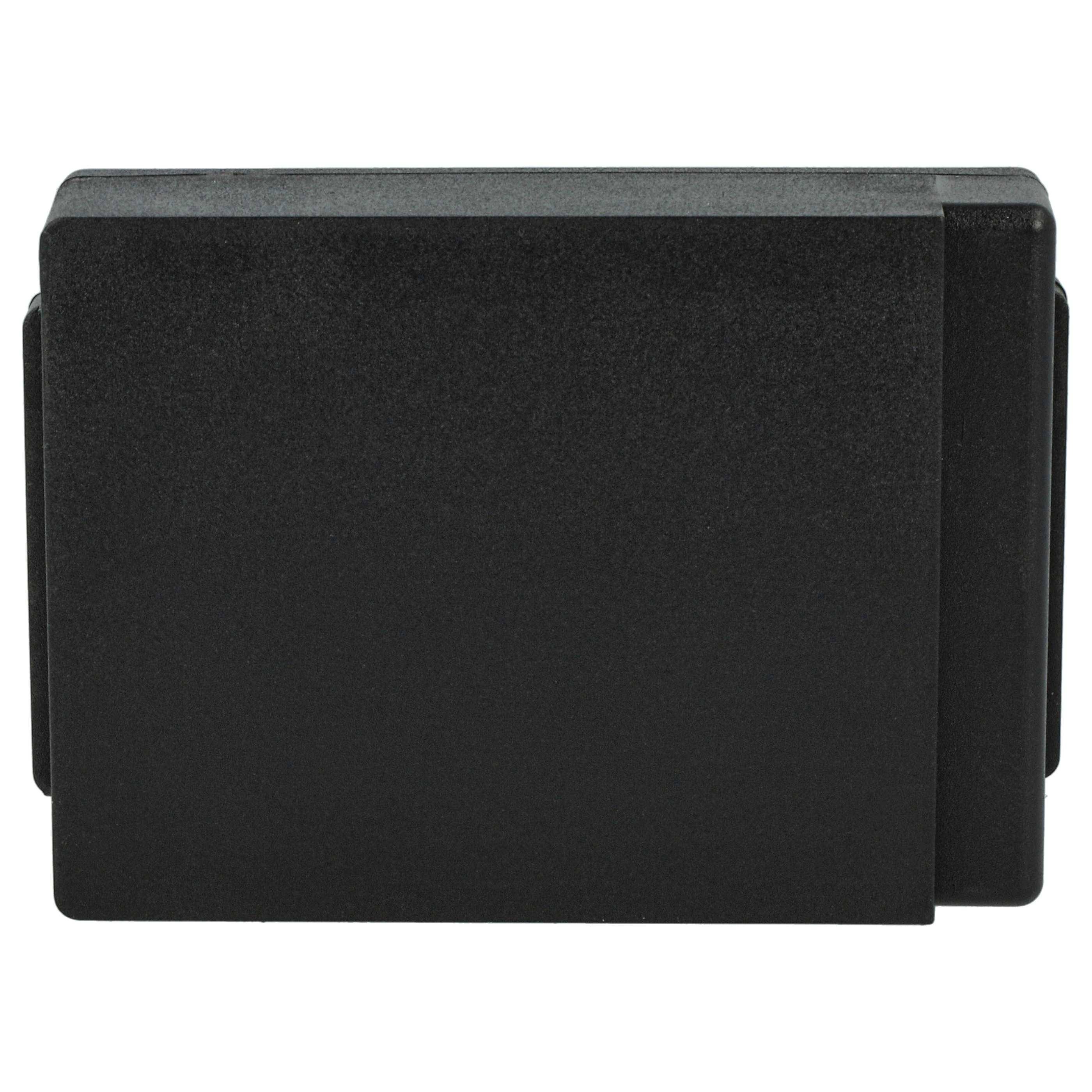 vhbw 10x Akku kompatibel mit HBC Radiomatic Eco Industrie-Funkfernsteuerung Fernbedienung (2000 mAh, 6 V, NiMH) - Schwarz