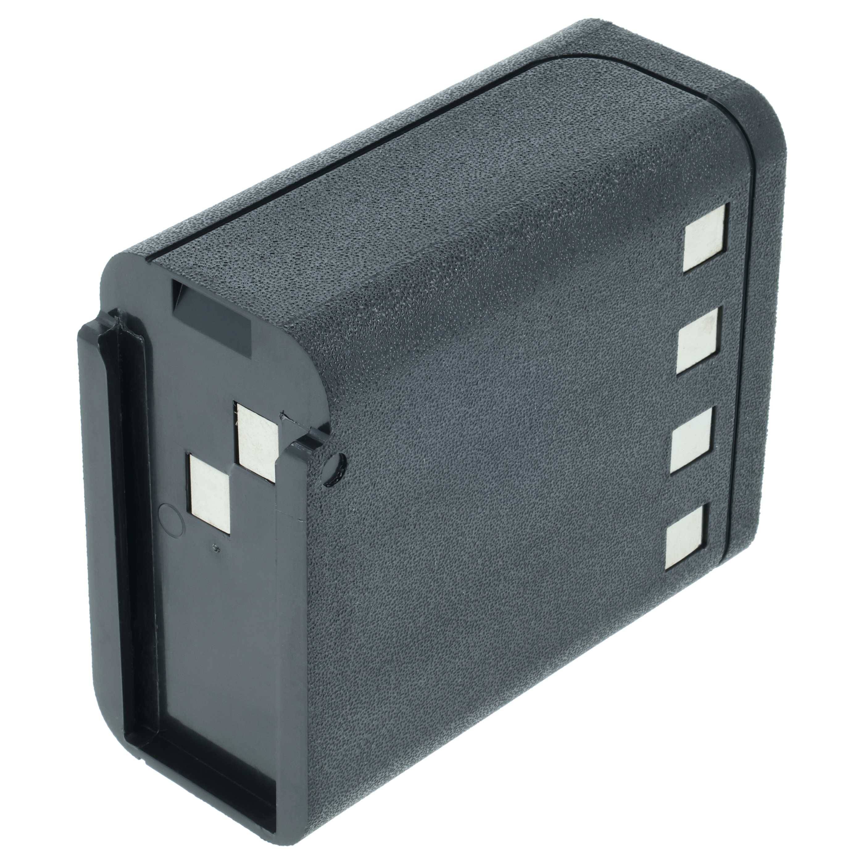 vhbw 5x Akku kompatibel mit Bullard BST, BSX Funkgerät, Walkie Talkie (1800 mAh, 9,6 V, NiMH)