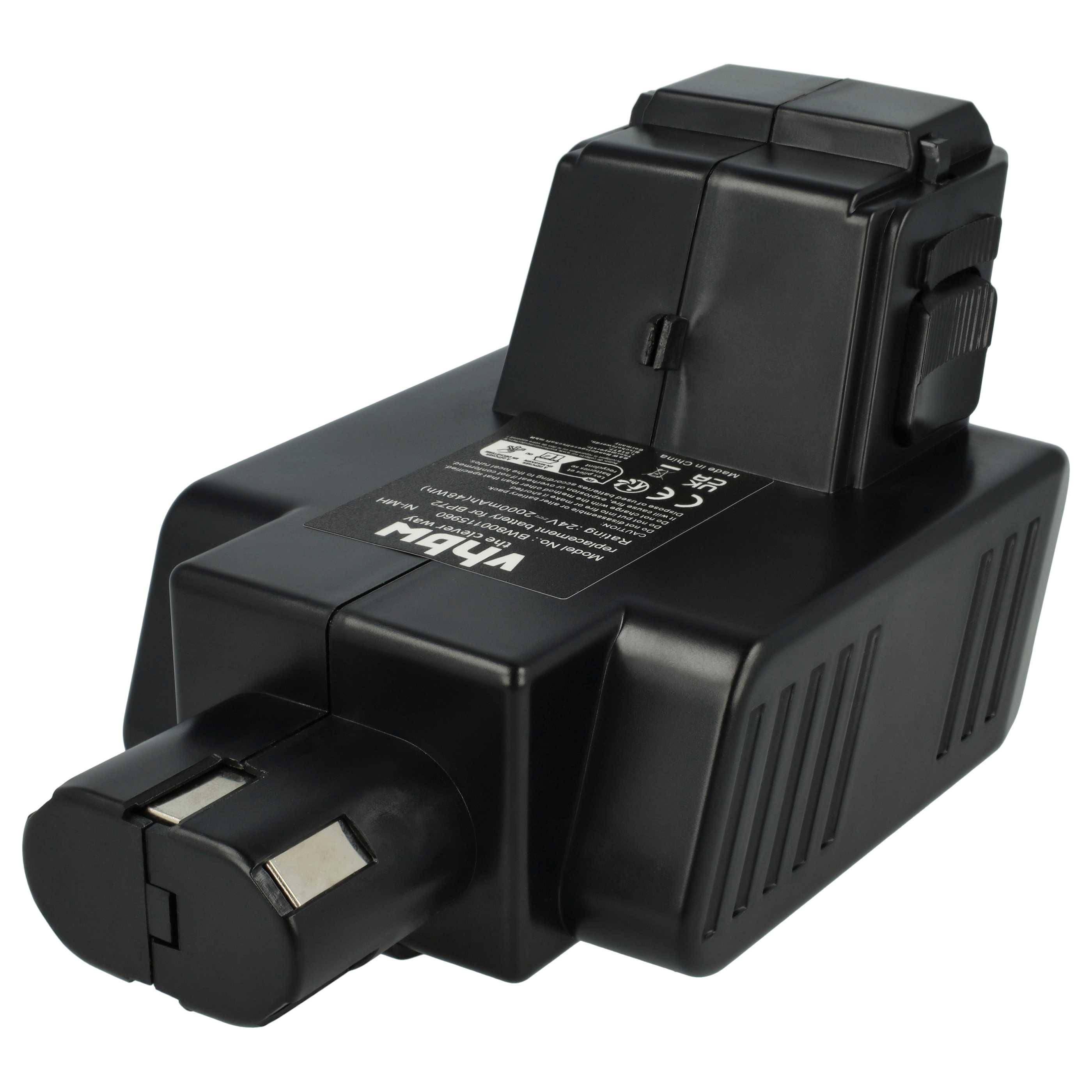 vhbw Akku kompatibel mit Hilti TE 5 A Werkzeug (2000 mAh, NiMH, 24 V)