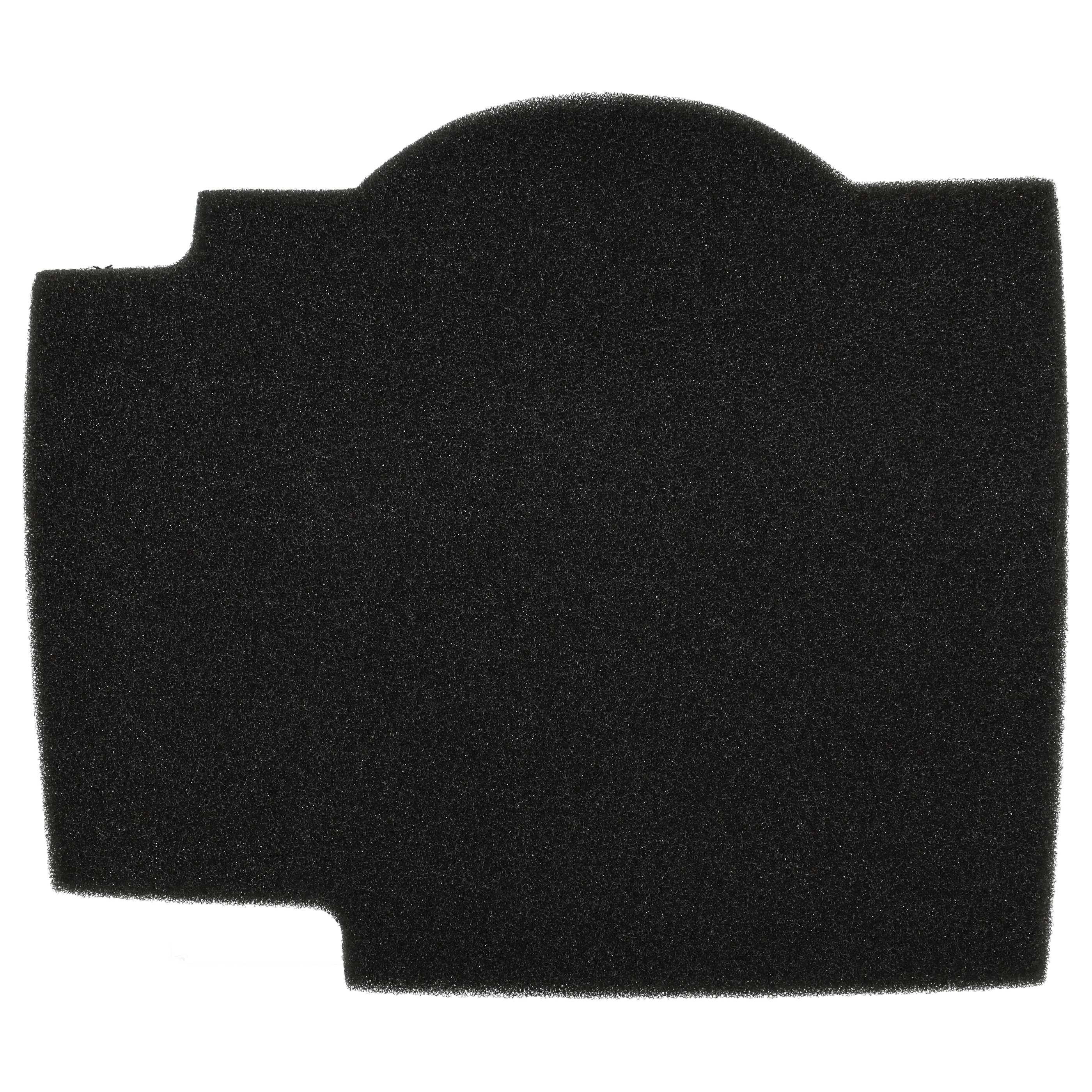 vhbw 50x Luftfilter Ersatz für Lunos 2/FSI-R, 39721 für Lüfter, Badlüfter, Ventilator, Lüftungsgerät - Schwarz