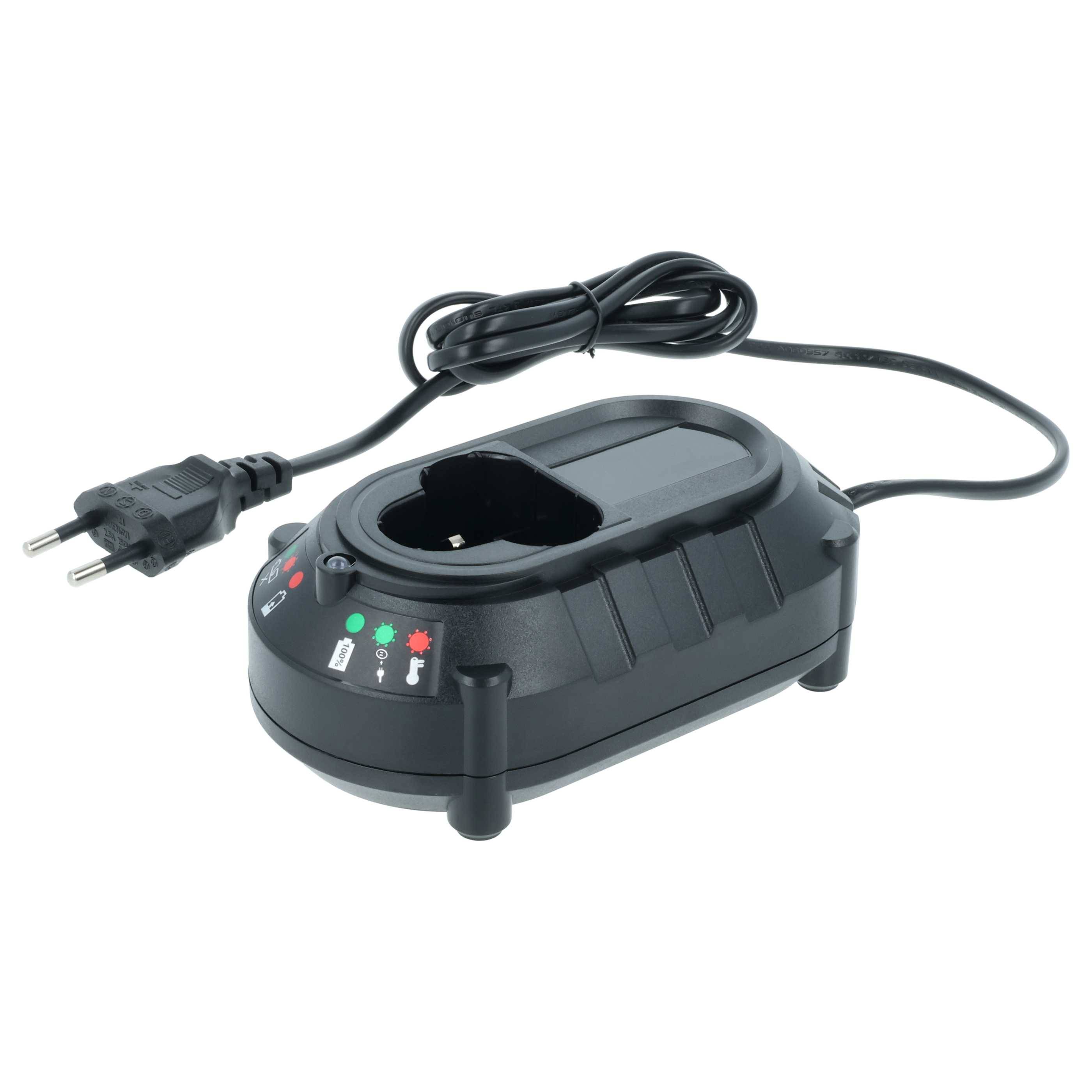 vhbw Ladegerät kompatibel mit Makita Reciprosäge STEXMR051, JR102, JR102DWE Werkzeug Li-Ion-Akkus - Typ 2, 10,8V