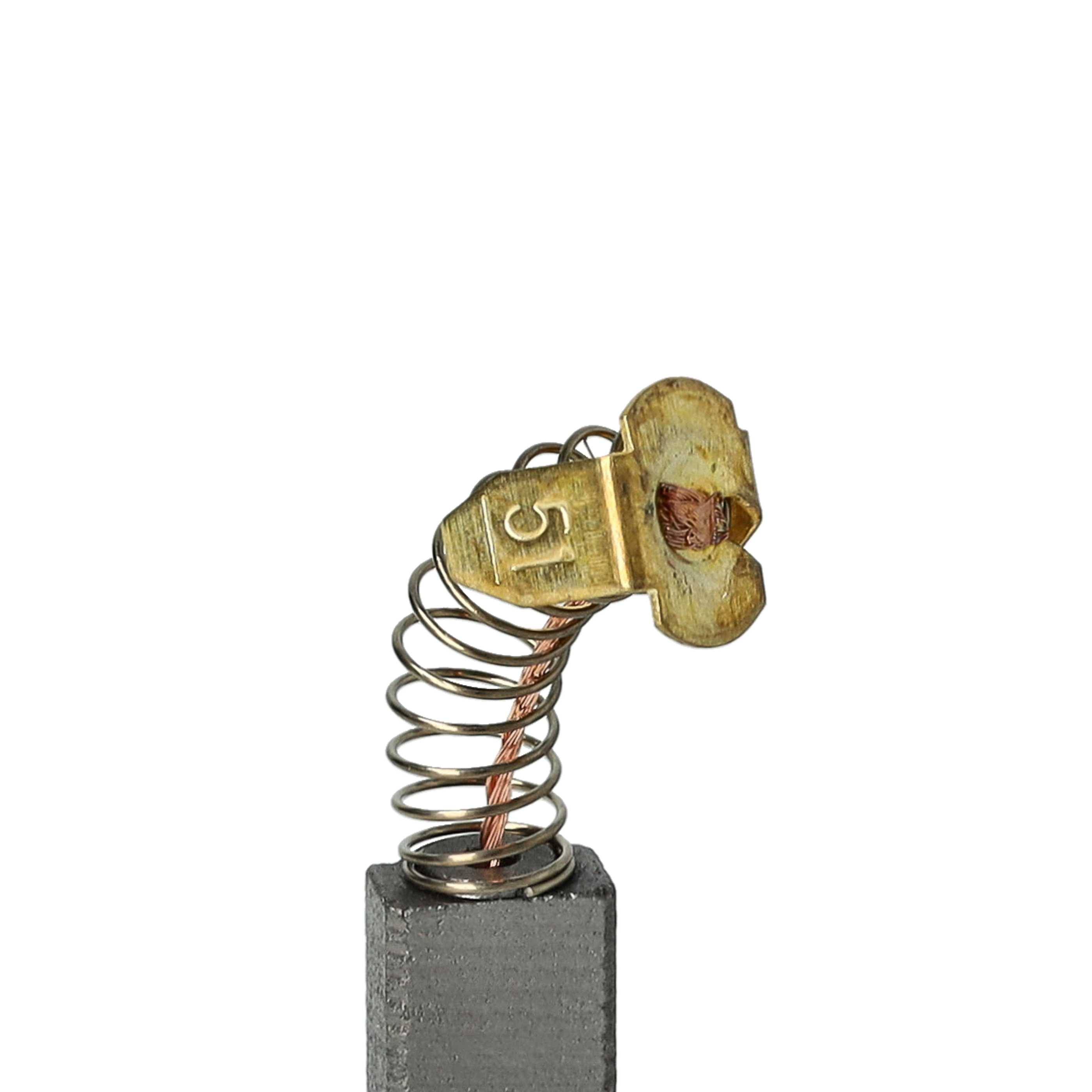 vhbw 2x Kohlebürste 5x8x14,5 mm für Winkelschleifer, Schwingschleifer