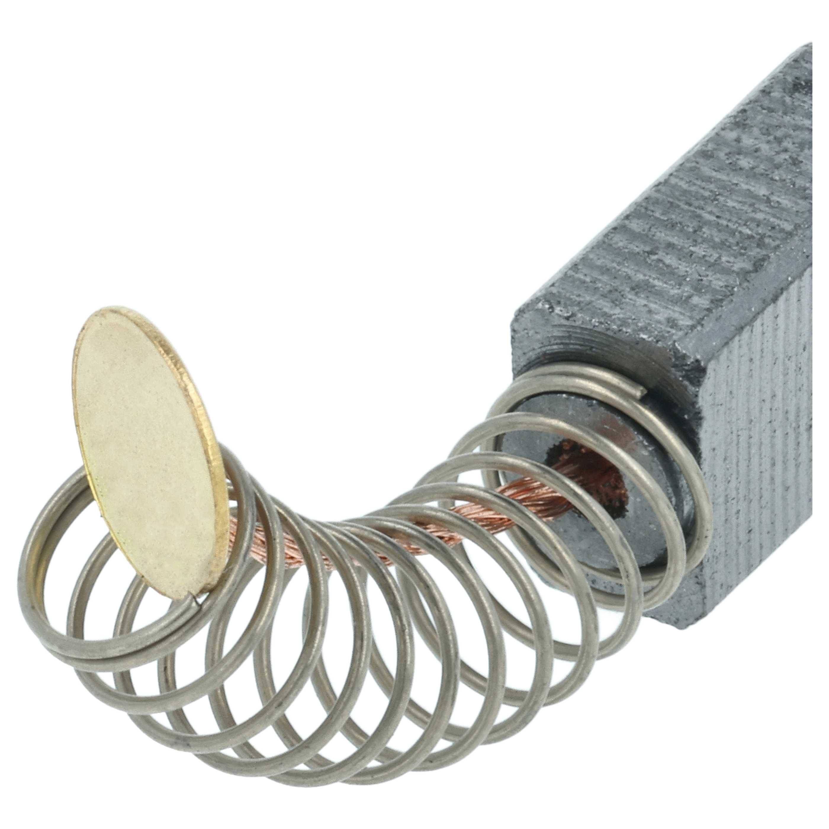 vhbw 2x Kohlebürste 5x8x12 mm kompatibel mit Bosch GWS 850 C 0601377503, GWS 8-125 CE 0601378903, GWS 850 C 06013775A3 Elektrowerkzeug