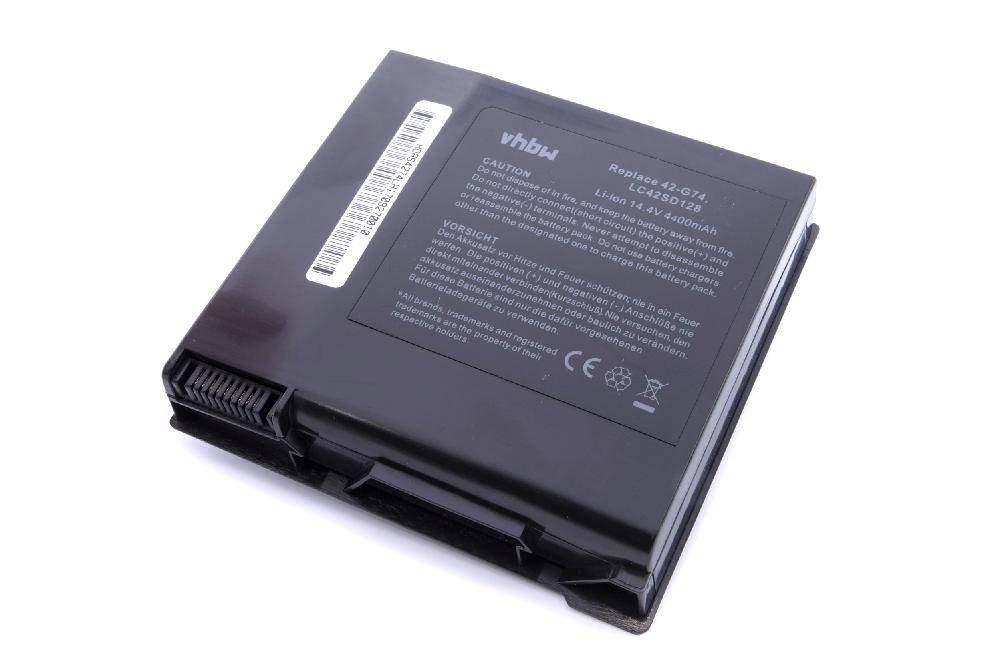 vhbw 1x Akku kompatibel mit Asus G74SX-A2, G74SX-A1, G74SX-FHD-TZ048V, G74SX-BBK7, G74SX-91131Z Notebook (4400 mAh, 14,4 V, Li-Ion)