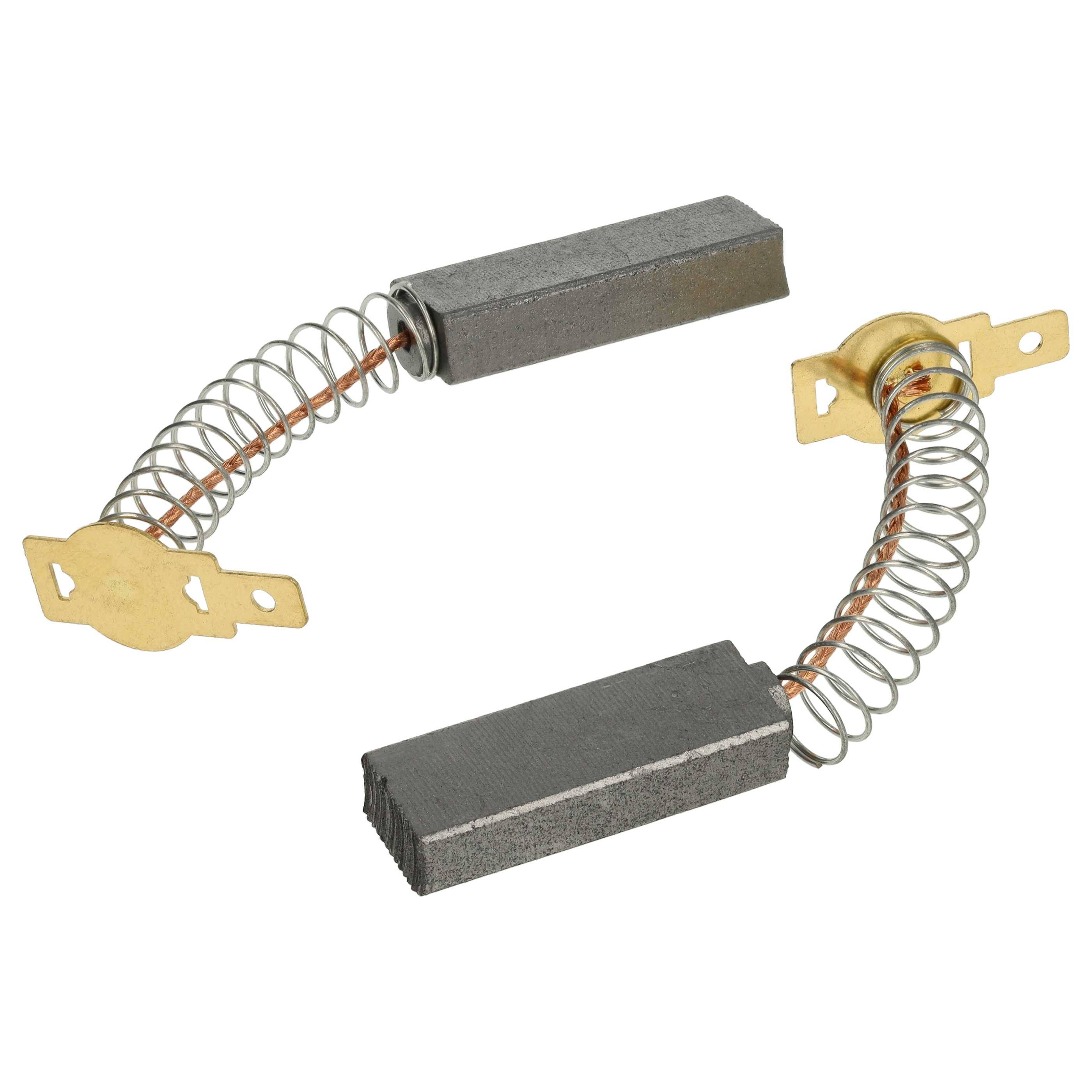 vhbw 2x Kohle-Bürste, Motorkohle, Schleifkohle 6,3mm x 11mm x 32mm kompatibel mit Staubsauger, Schneidmaschine, u.a.