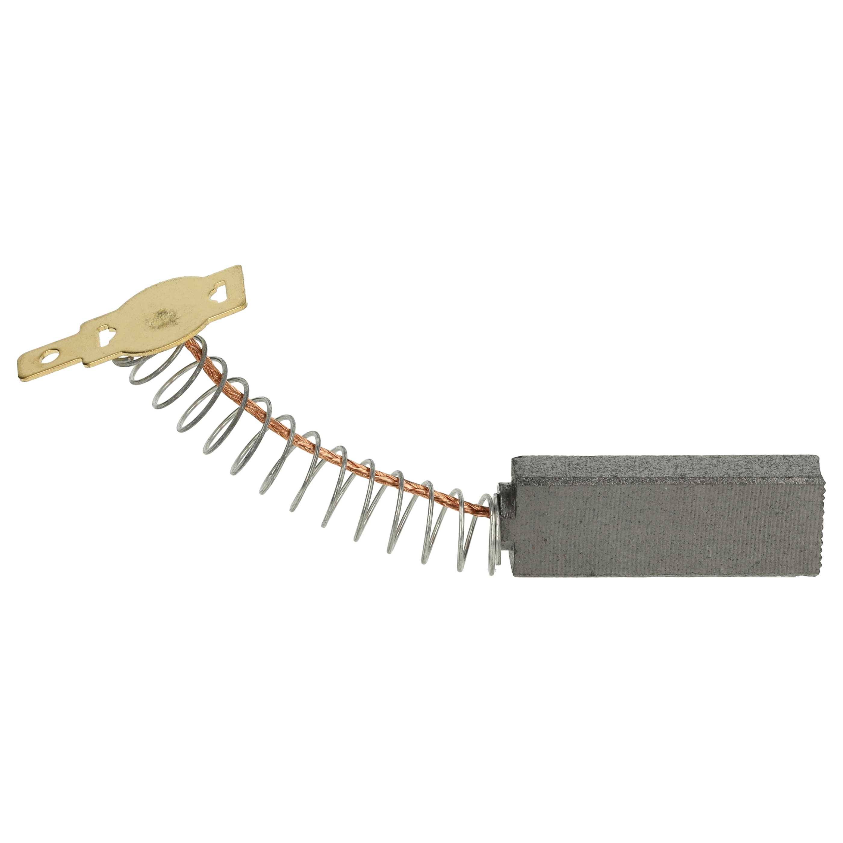 vhbw 2x Kohle-Bürste, Motorkohle, Schleifkohle 6,3mm x 11mm x 32mm kompatibel mit Staubsauger, Schneidmaschine, u.a.