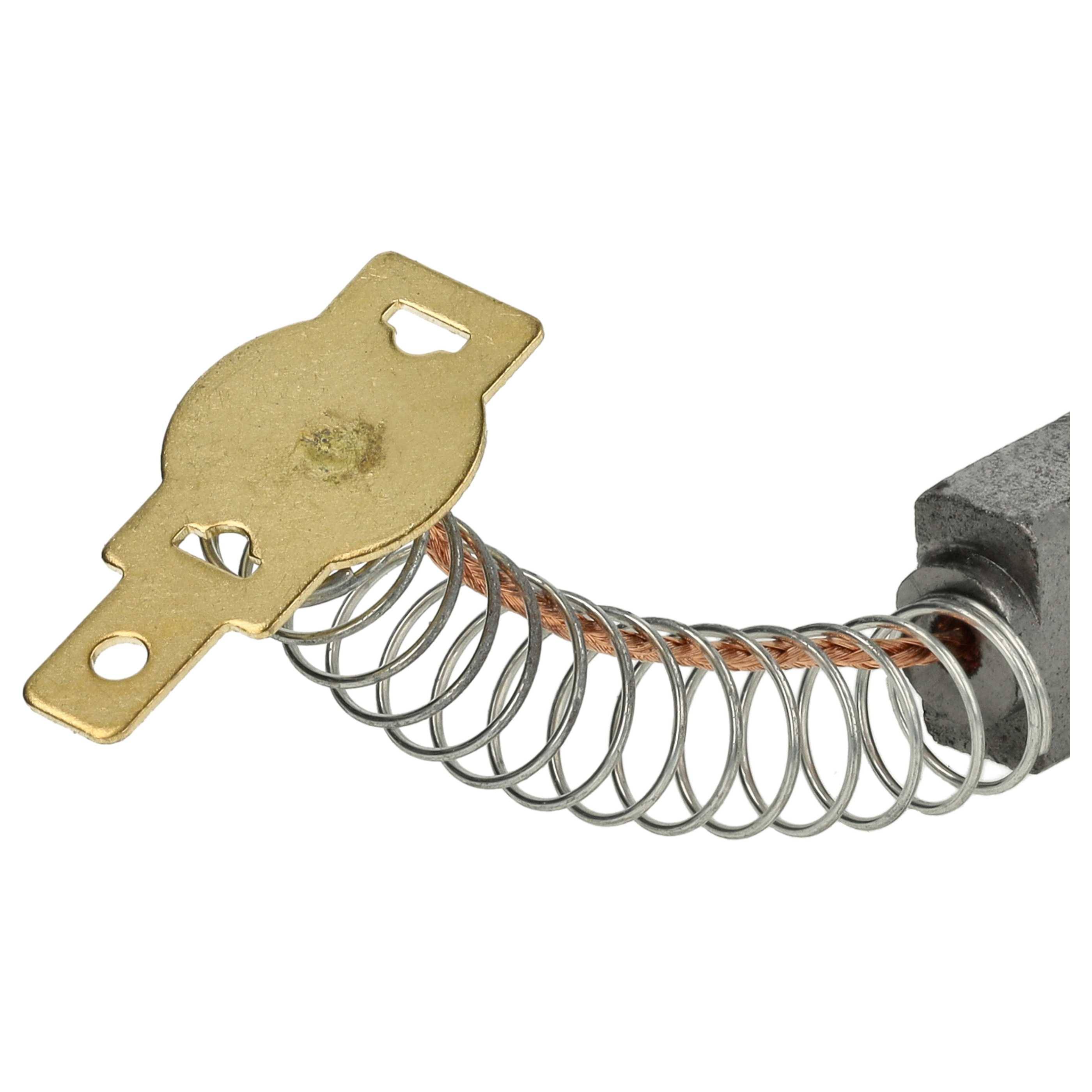 vhbw 2x Kohle-Bürste, Motorkohle, Schleifkohle 6,3mm x 11mm x 32mm kompatibel mit Staubsauger, Schneidmaschine, u.a.