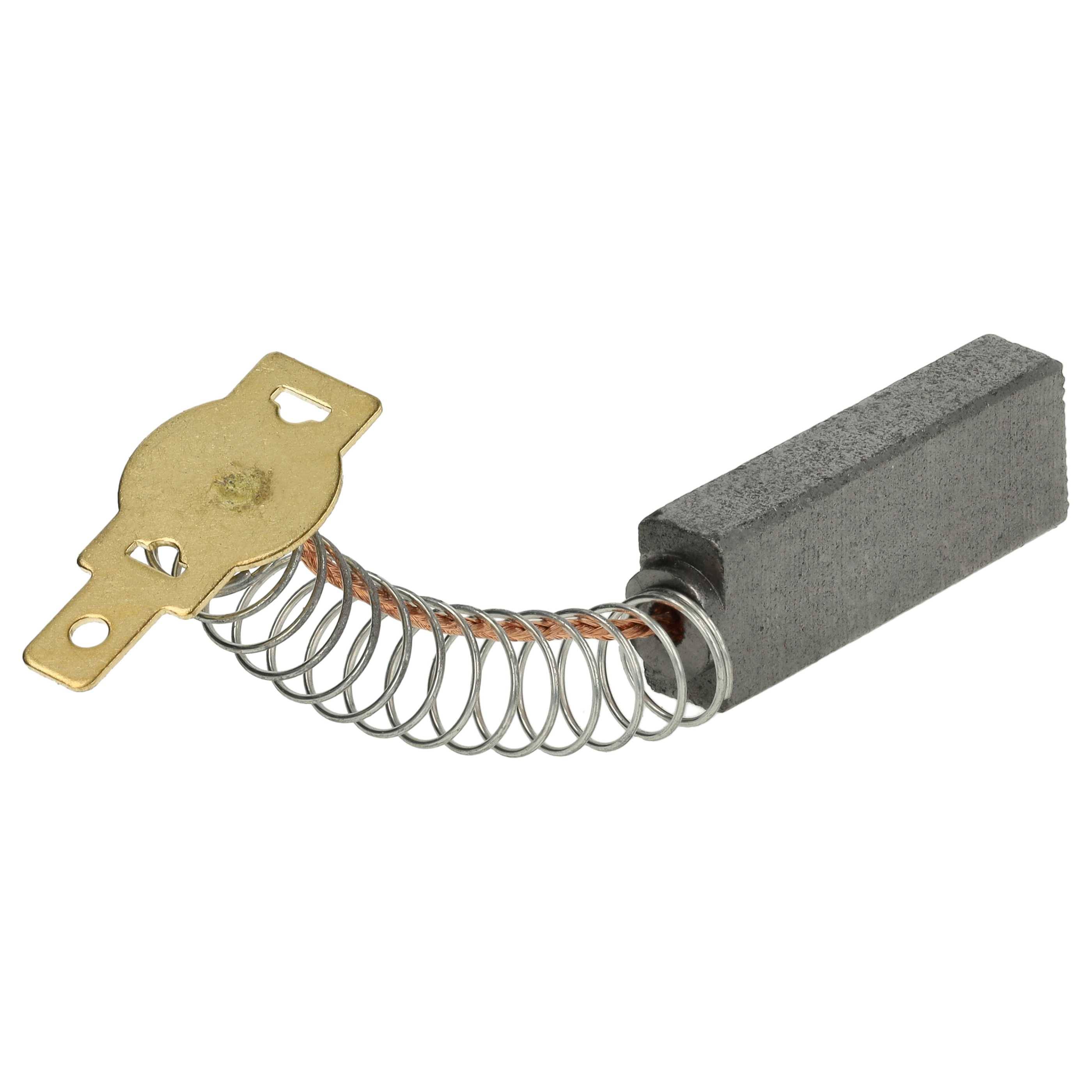 vhbw 2x Kohle-Bürste, Motorkohle, Schleifkohle 6,3mm x 11mm x 32mm kompatibel mit Staubsauger, Schneidmaschine, u.a.