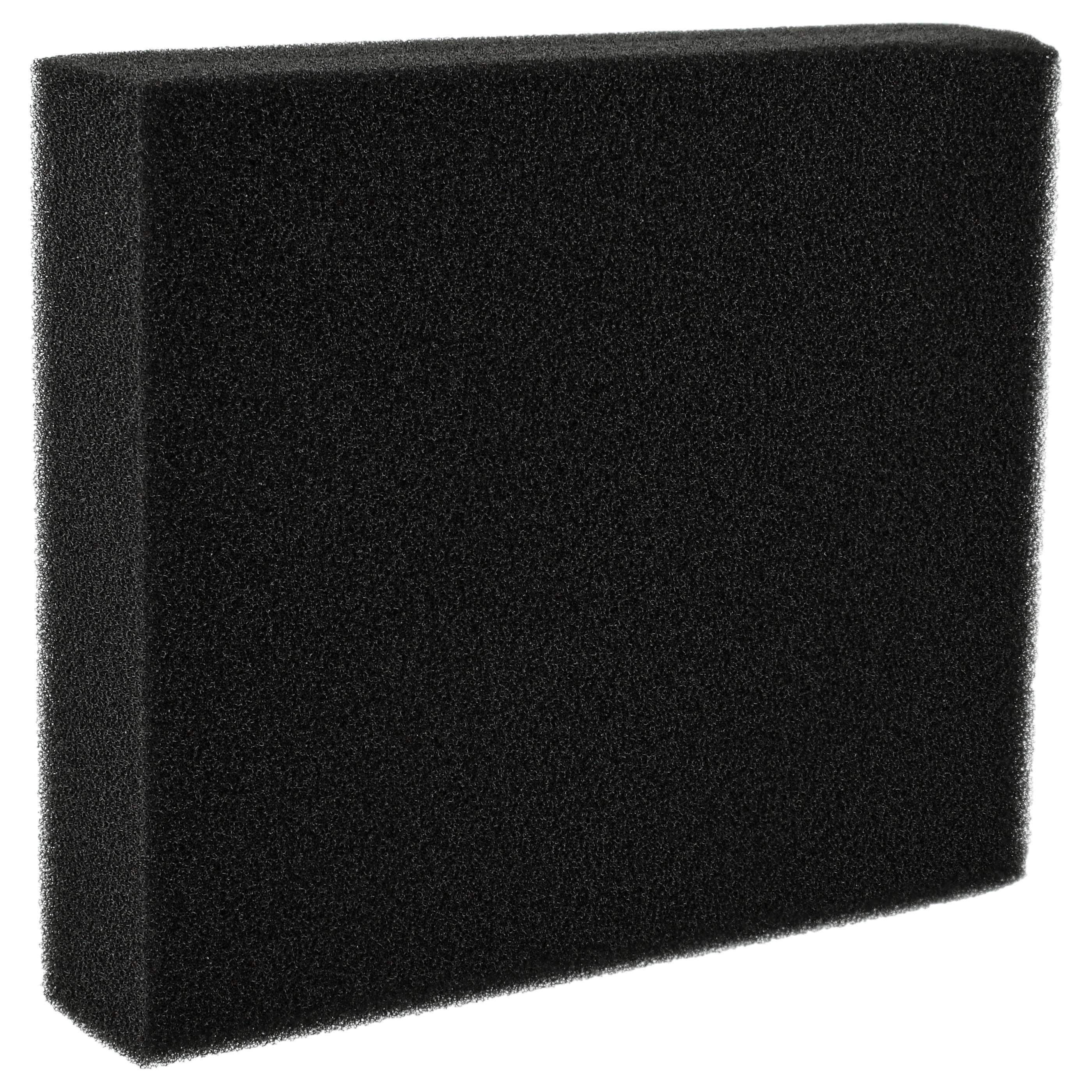 vhbw Schaum-Luftfilter Ersatzfilter Ersatz für 18550011/0, 1111-9152-01 für Rasenmäher, 13,0 x 10,8 x 2,5 cm Schwarz