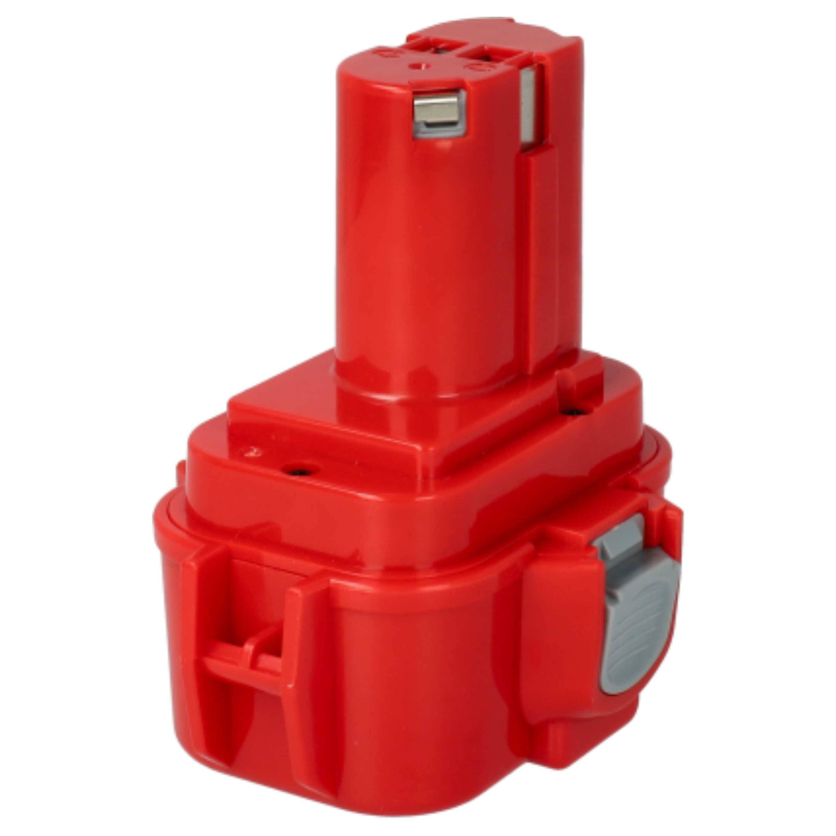 vhbw 2x Akku kompatibel mit Makita 6798D, 6901DW, 6903VD, 6798FD, 6901D, 6903VDWE, 6907DWE, 6903VDW Werkzeug (1500 mAh, NiMH, 9,6 V)