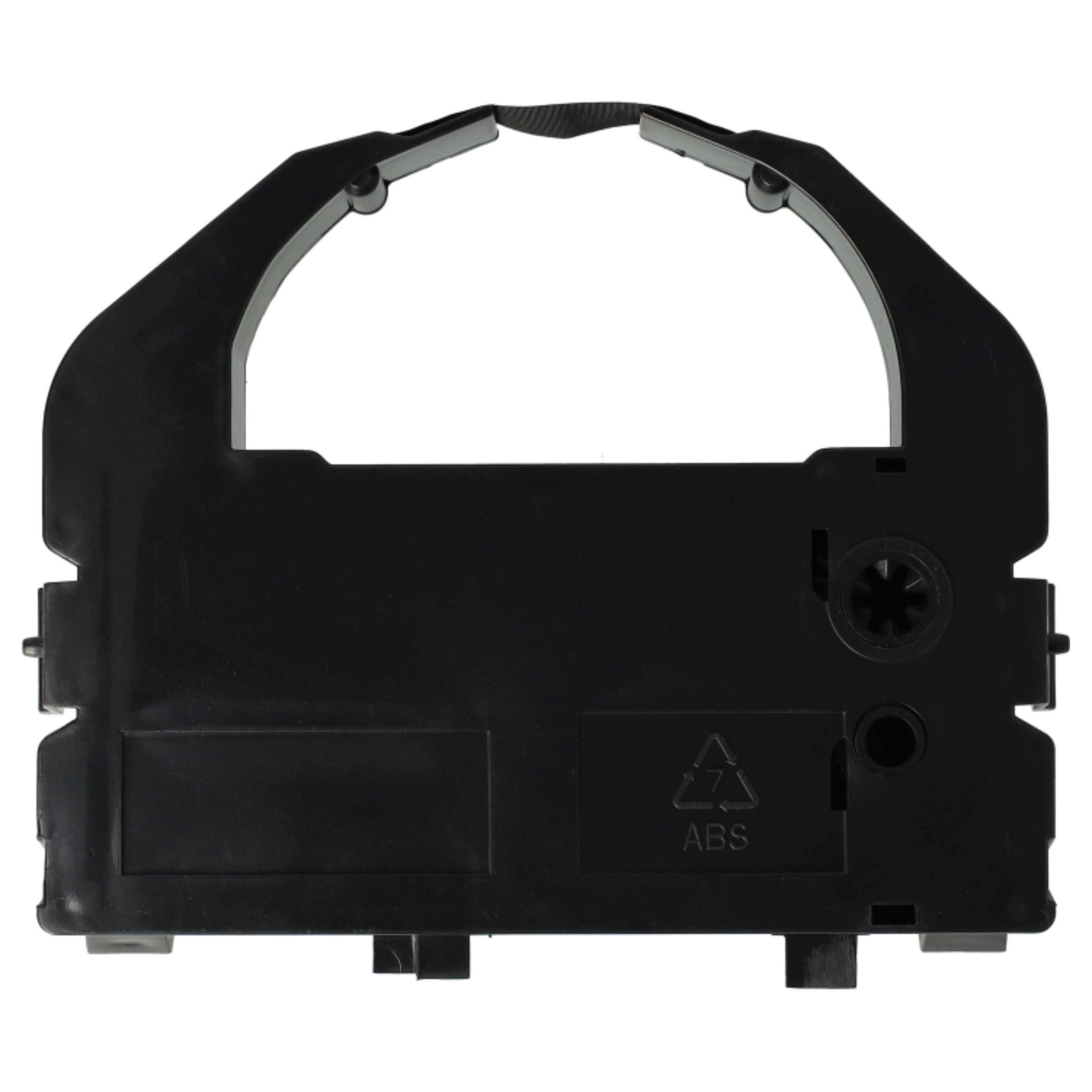 vhbw 10x Farbband Schriftband Ersatz für S015016 für Nadeldrucker, Bondrucker - Schwarz