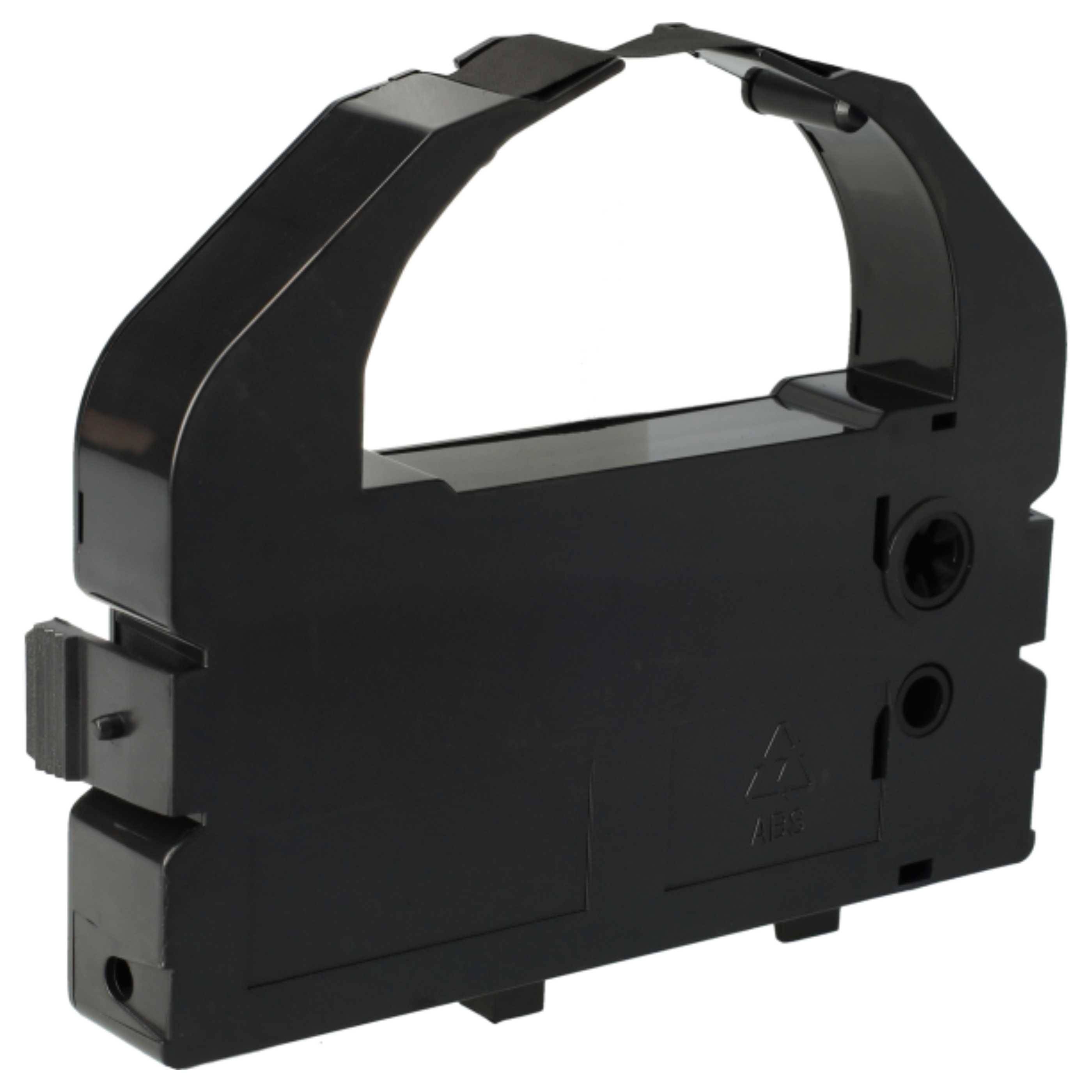 vhbw 10x Farbband Schriftband kompatibel mit Epson LQ 2500 | LQ 2550, LQ 1060, LQ 1060 Plus, EX 80 Nadeldrucker, Bondrucker - Schwarz