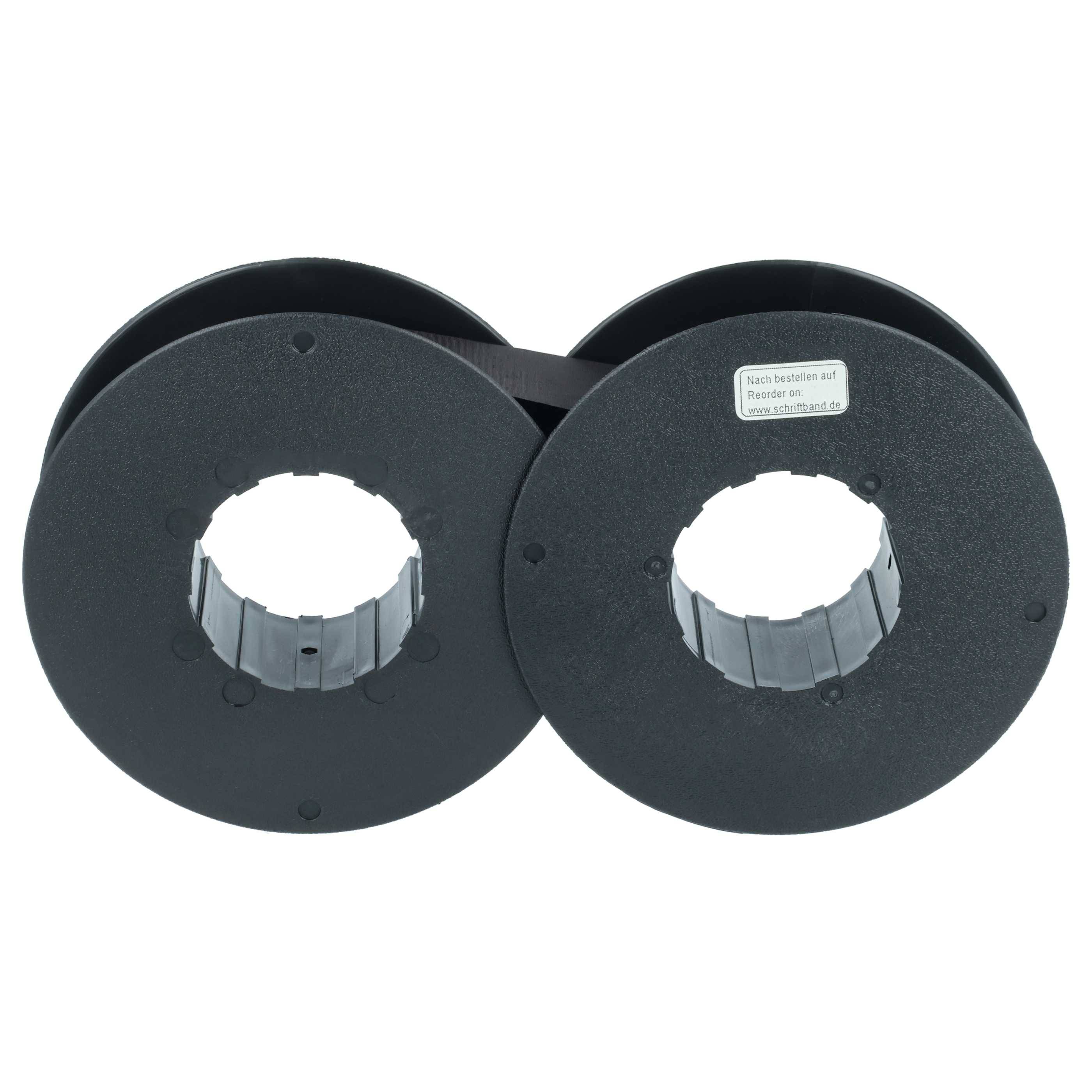 vhbw 5x Farbband Schriftband Ersatz für IBM 186c1 | 001040990 für Nadeldrucker, Bondrucker - Schwarz