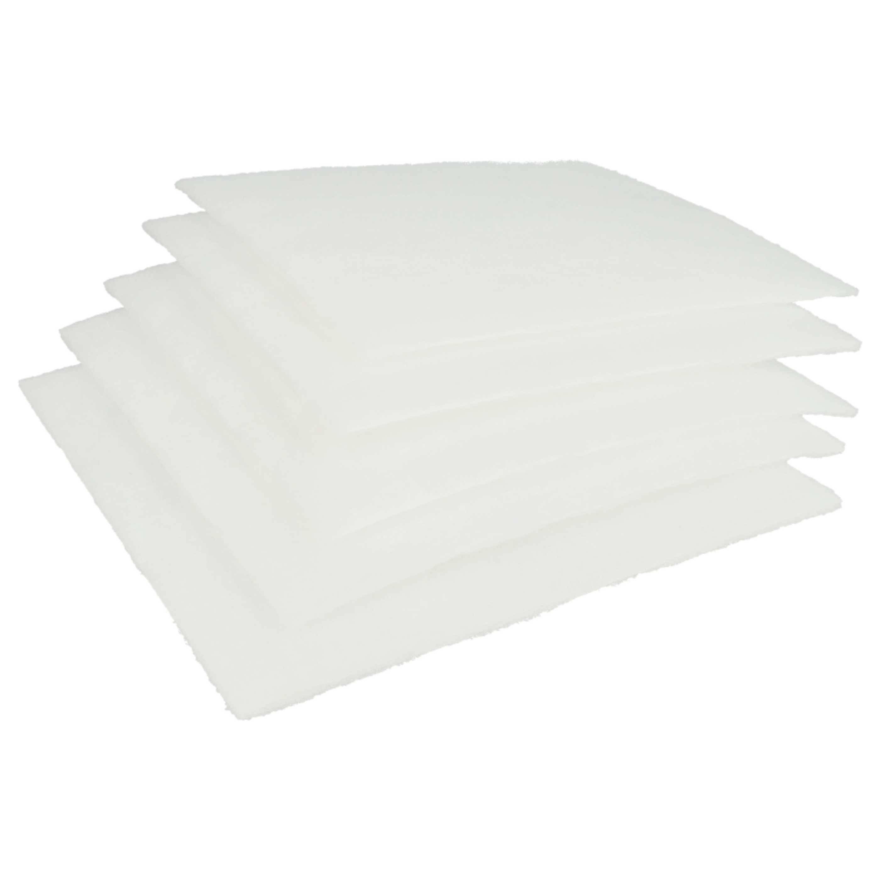 vhbw 50x Luftfilter G2 Ersatz für Lunos 034185, 2/FSA für Lüfter, Badlüfter, Ventilator, Lüftungsgerät - Weiß