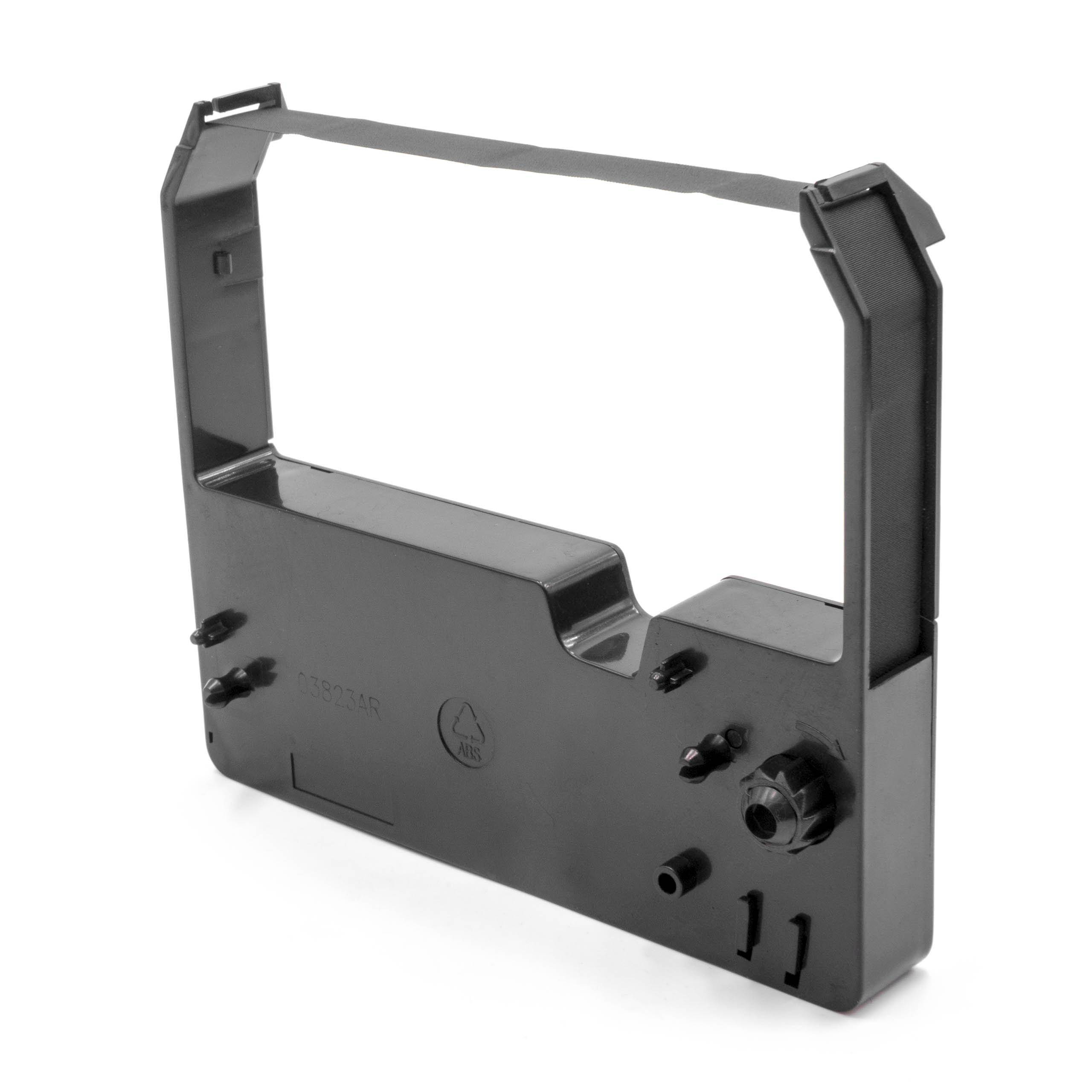 vhbw 5x Farbband Schriftband kompatibel mit Canon 3700 ER Nadeldrucker, Bondrucker - Schwarz