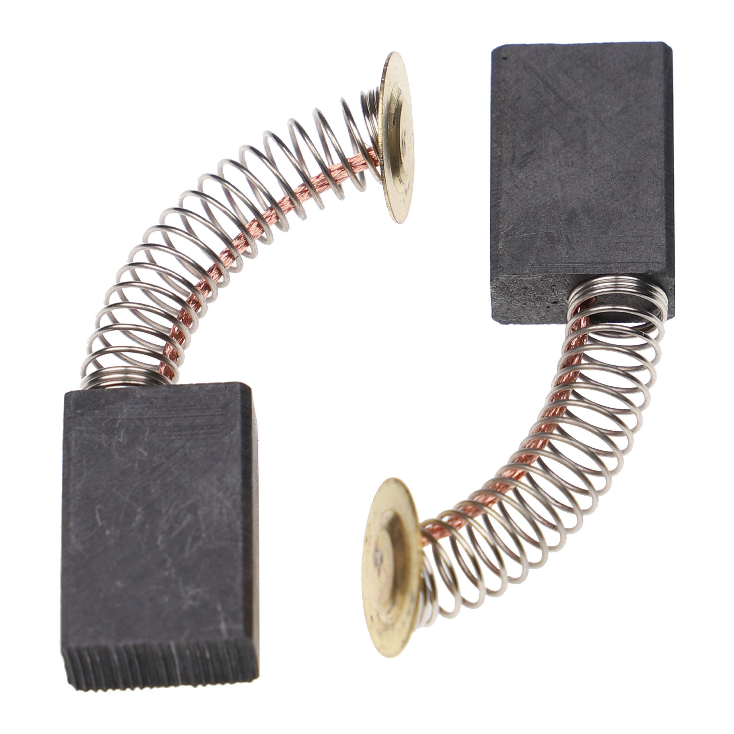 vhbw 2x Kohlebürste 8x16x25 mm kompatibel mit Diverse Elektromotoren, Winkelschleifer, Werkzeugmotoren Elektrowerkzeug