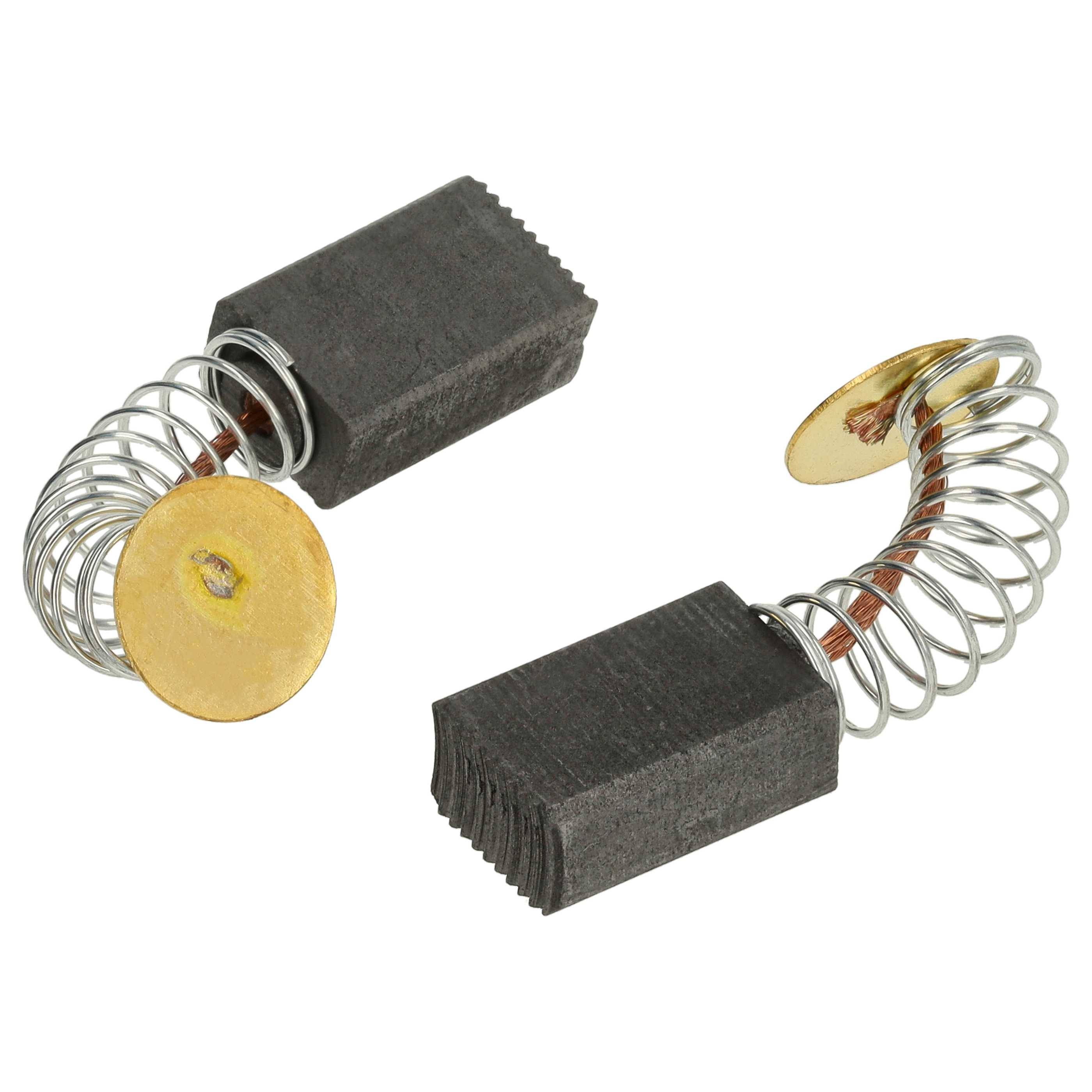 vhbw 2x Kohlebürste 7x11x16 mm kompatibel mit Diverse Elektromotoren, Winkelschleifer, Werkzeugmotoren Elektrowerkzeug