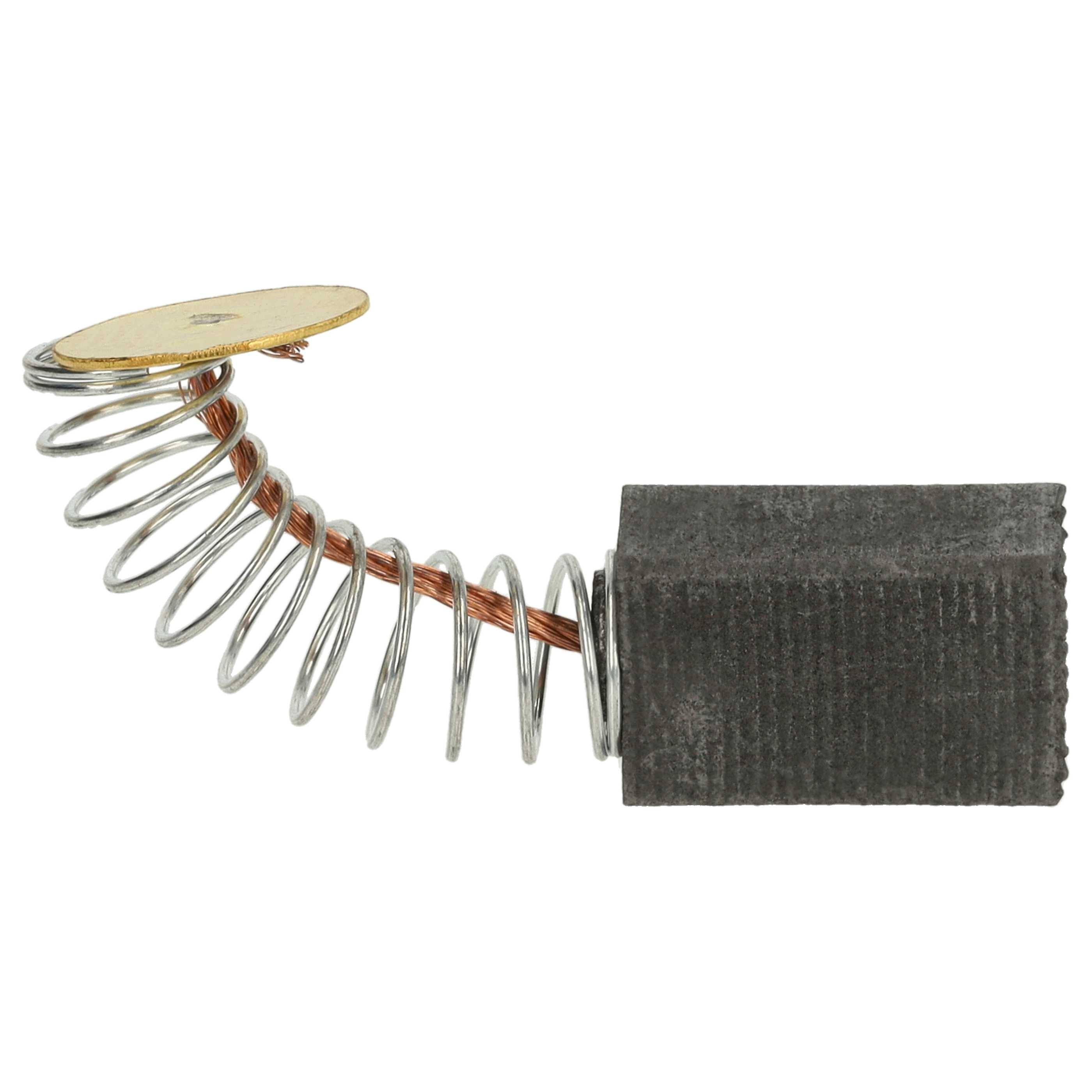 vhbw 2x Kohlebürste 7x11x16 mm kompatibel mit Diverse Elektromotoren, Winkelschleifer, Werkzeugmotoren Elektrowerkzeug