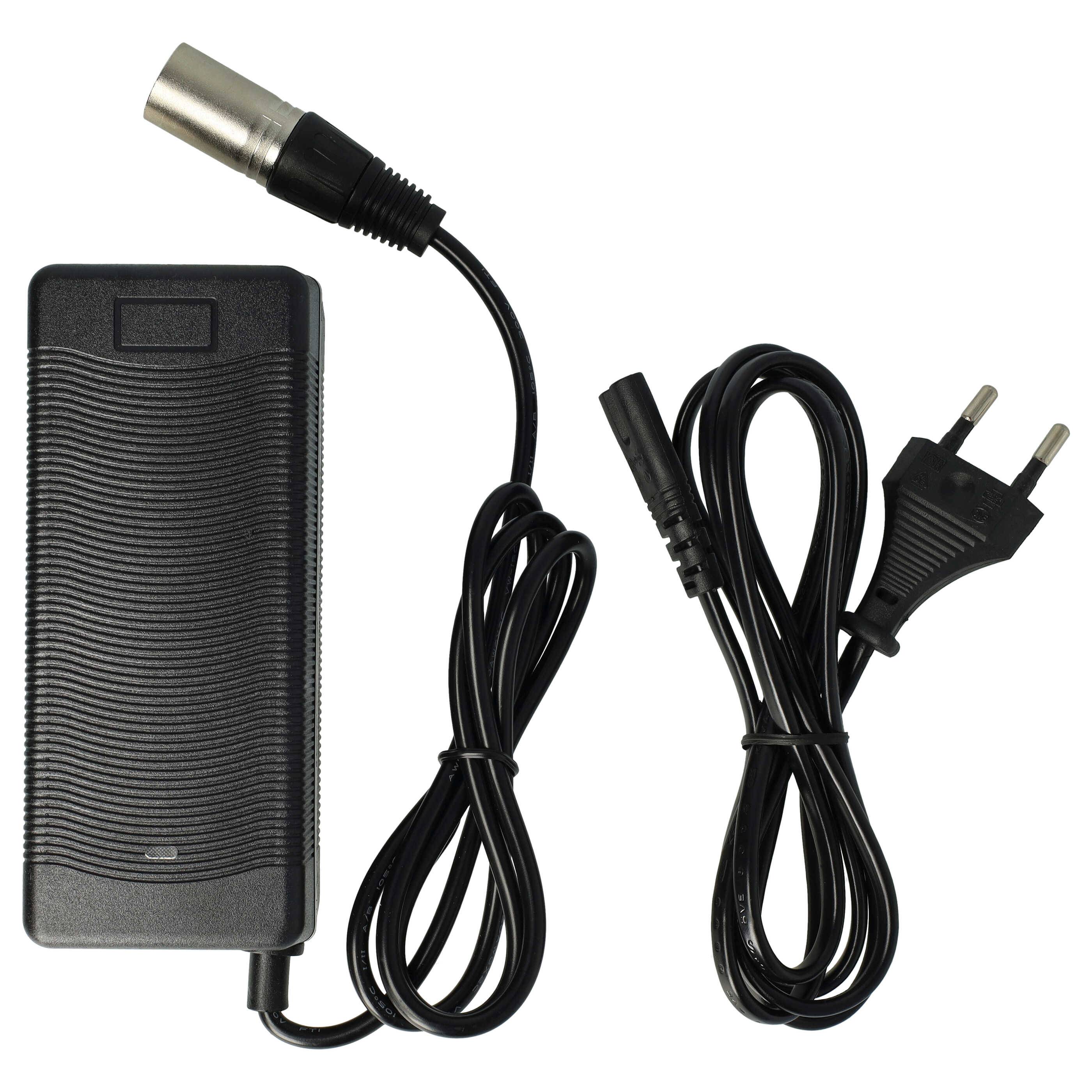 vhbw Ladegerät kompatibel mit Prophete Modell 2014 52384, 52394, 52454 Fahrradakkus, E-Bike - Für 36 V Li-Ion Akkus 100 W