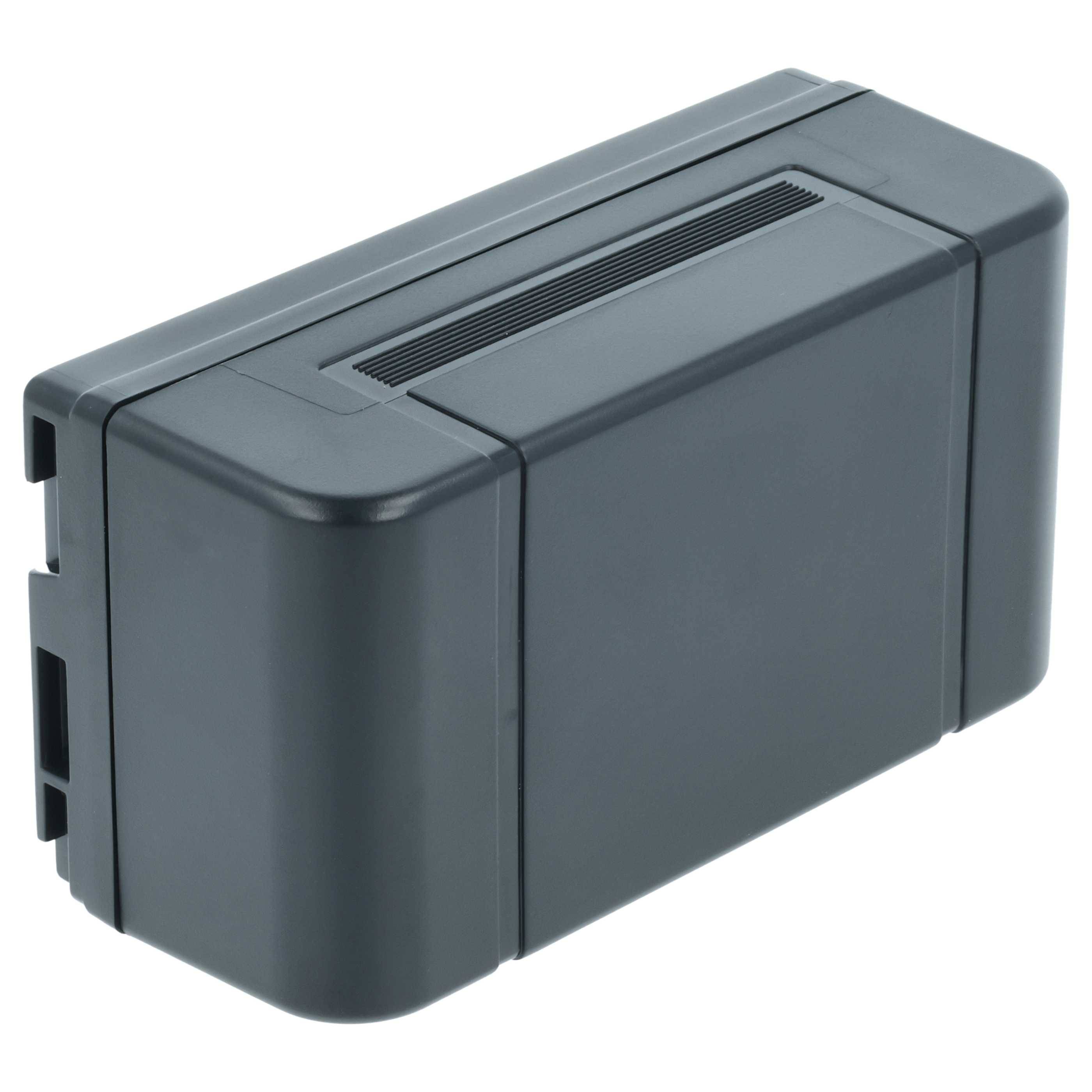 Eine rechteckige schwarze Kunststoffgehäusebox zur Unterbringung elektronischer Komponenten, mit glatter Außenfläche und ohne sichtbare Markierung.