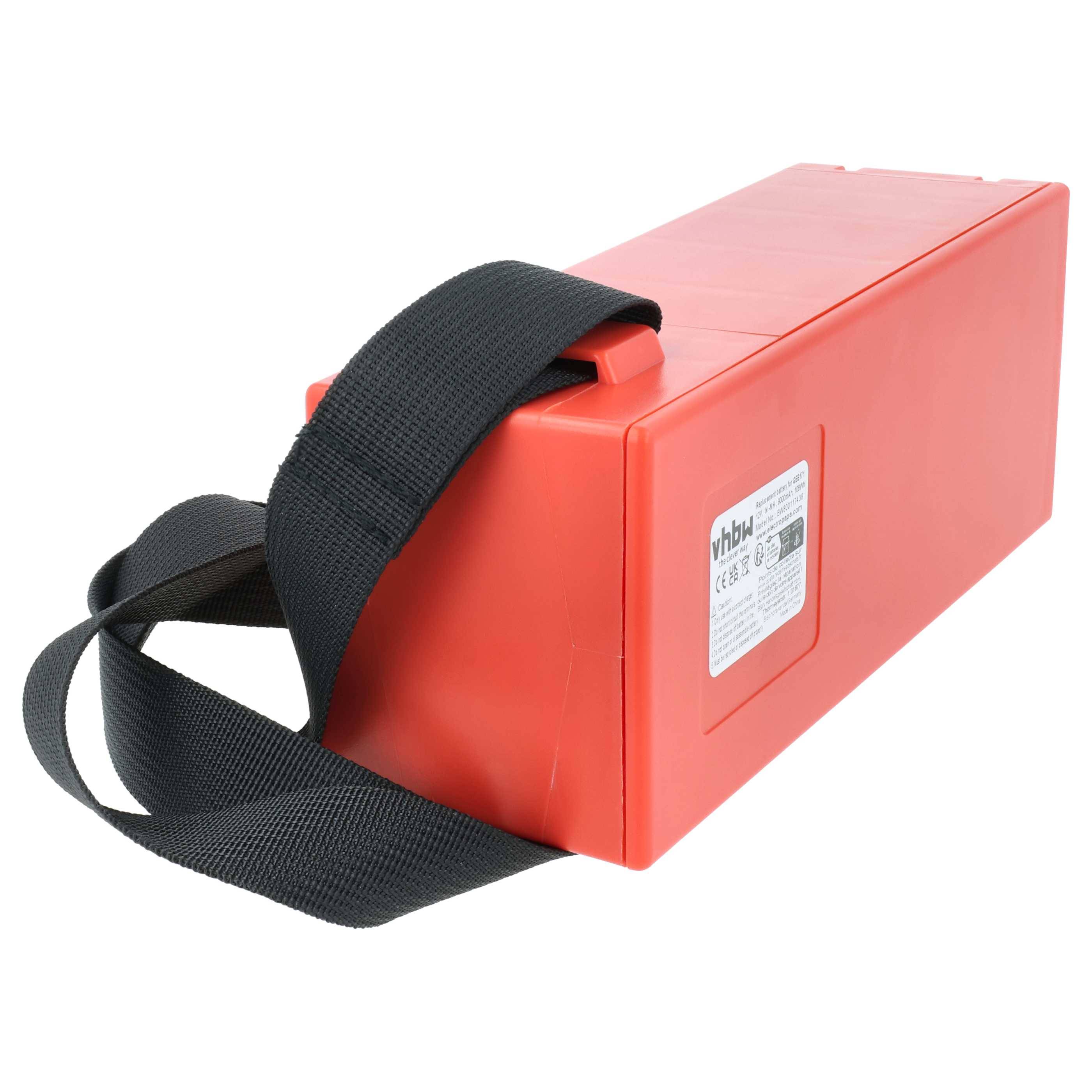 vhbw Akku kompatibel mit Leica GPS Totalstation, TM6100A, Theodolite Lasermessgerät, Messgerät (9000 mAh, 12 V, NiMH)