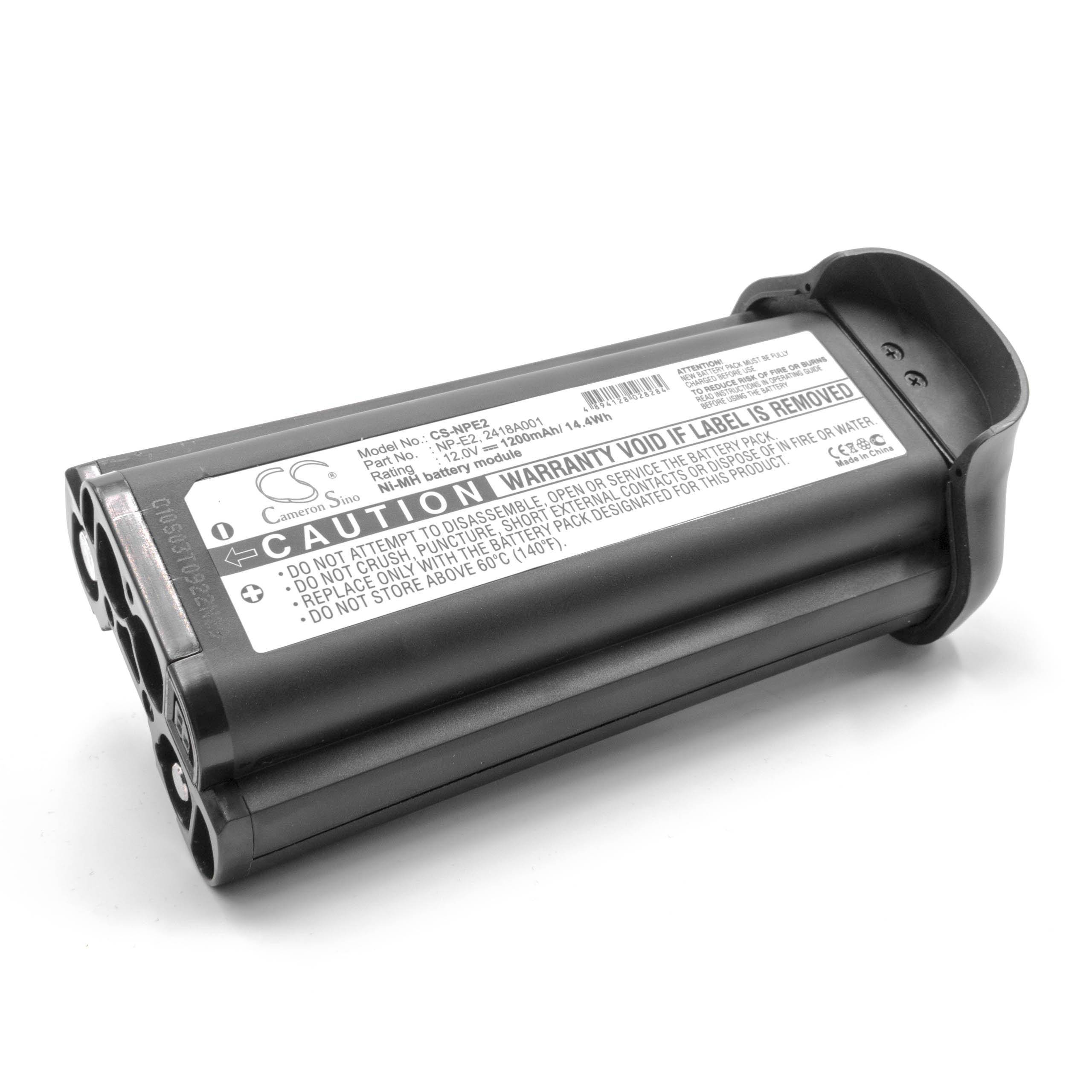 vhbw Akku kompatibel mit Canon EOS 3, 1V Kamera (1200 mAh, 12 V, NiMH)