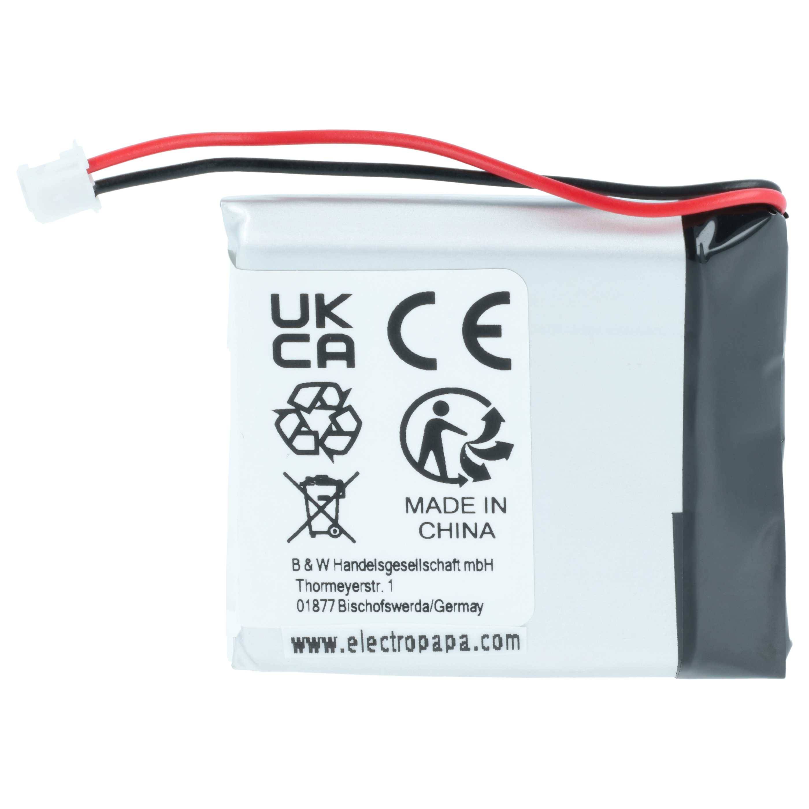 vhbw Akku kompatibel mit Coyote Plus S GPS Navigation Navi (1100mAh, 3,7V, Li-Polymer)