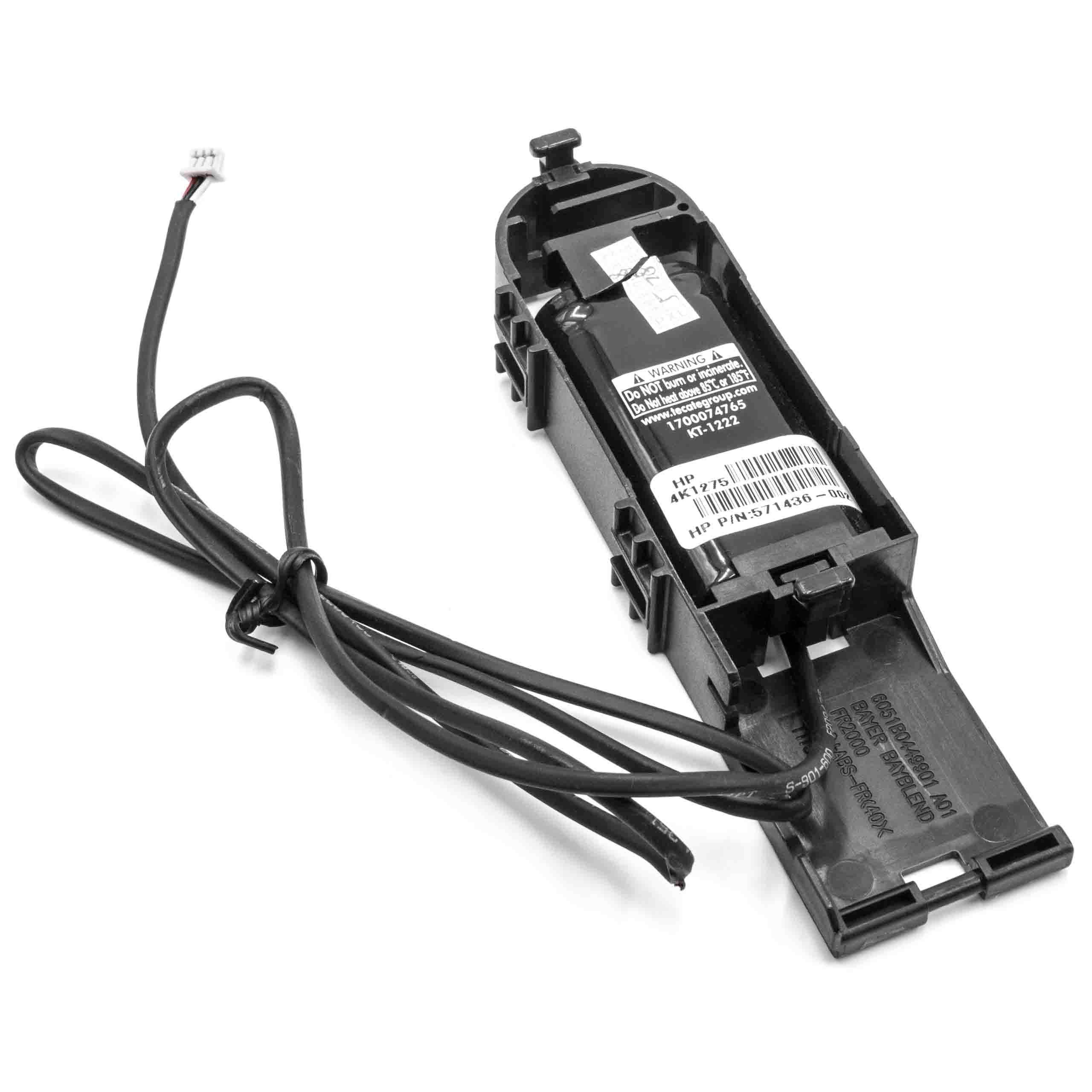 Schwarzes elektronisches Modul mit angebrachtem Kabel und Stecker, dargestellt auf weißem Hintergrund.