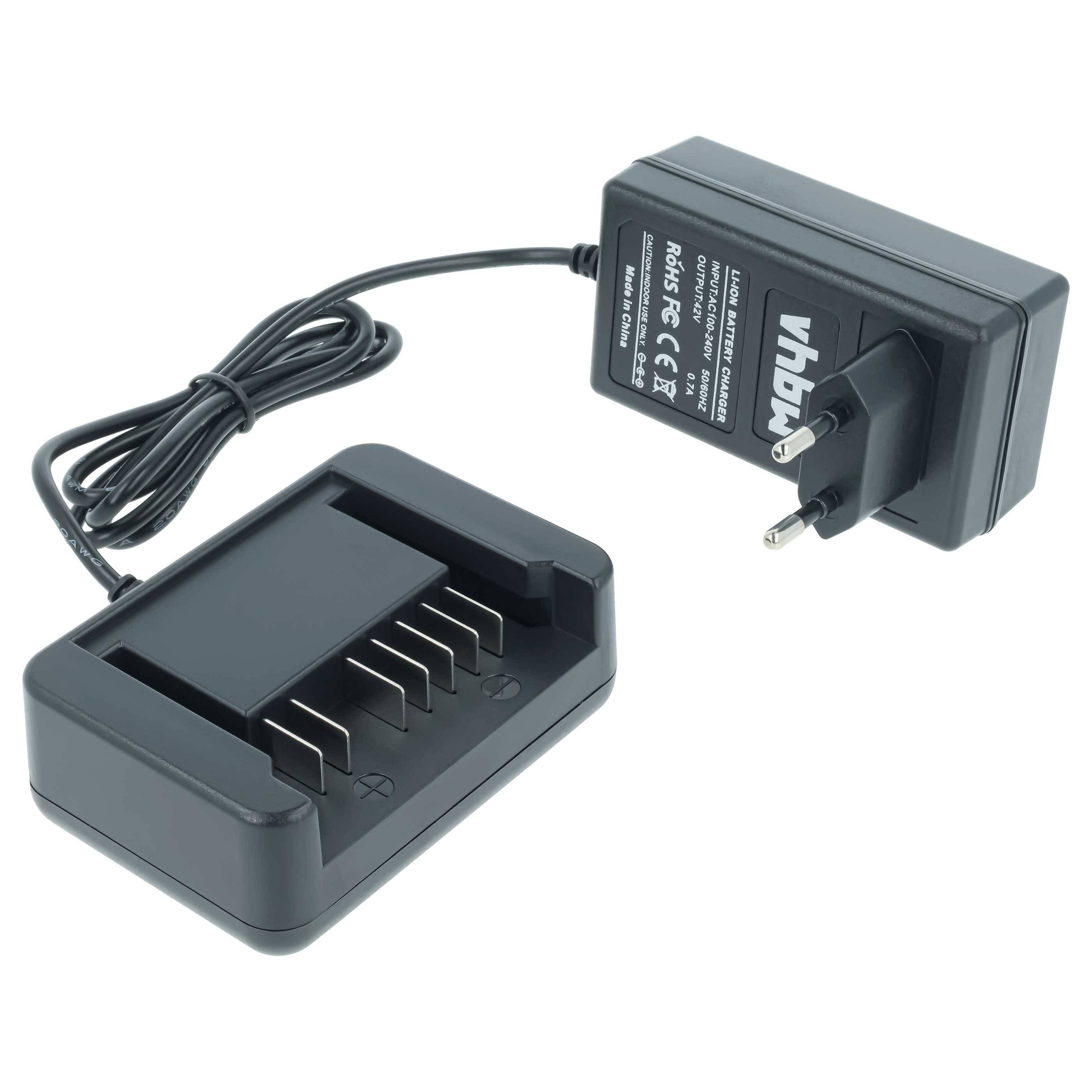 vhbw Ladegerät kompatibel mit Hitachi 328036, BSL3626, BSL 3626 Werkzeug Li-Ion-Akkus (36V)