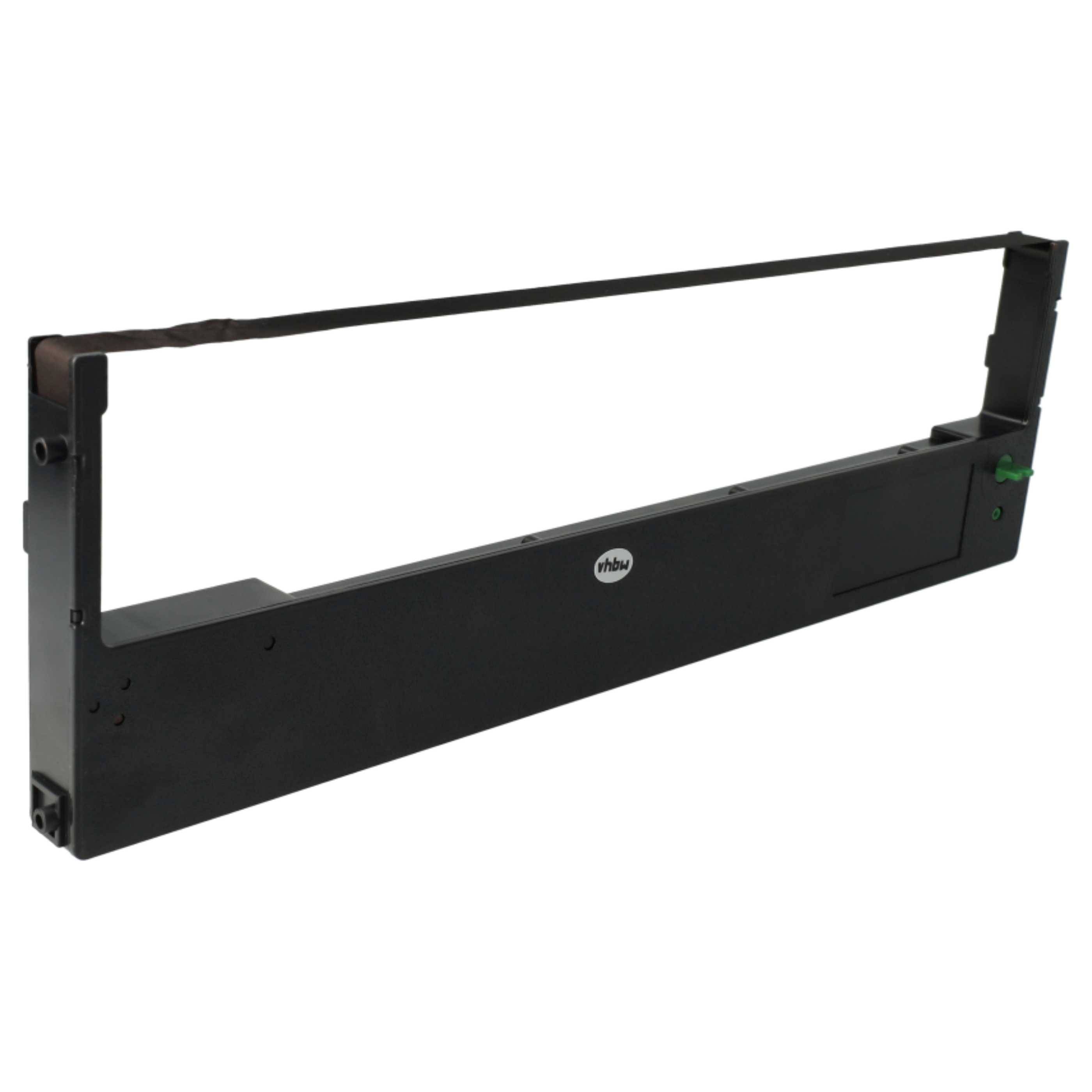 vhbw 10x Farbband Schriftband kompatibel mit Tally Genicom T 2145, T 2140, T 2245, T 2150 Nadeldrucker, Bondrucker - Schwarz