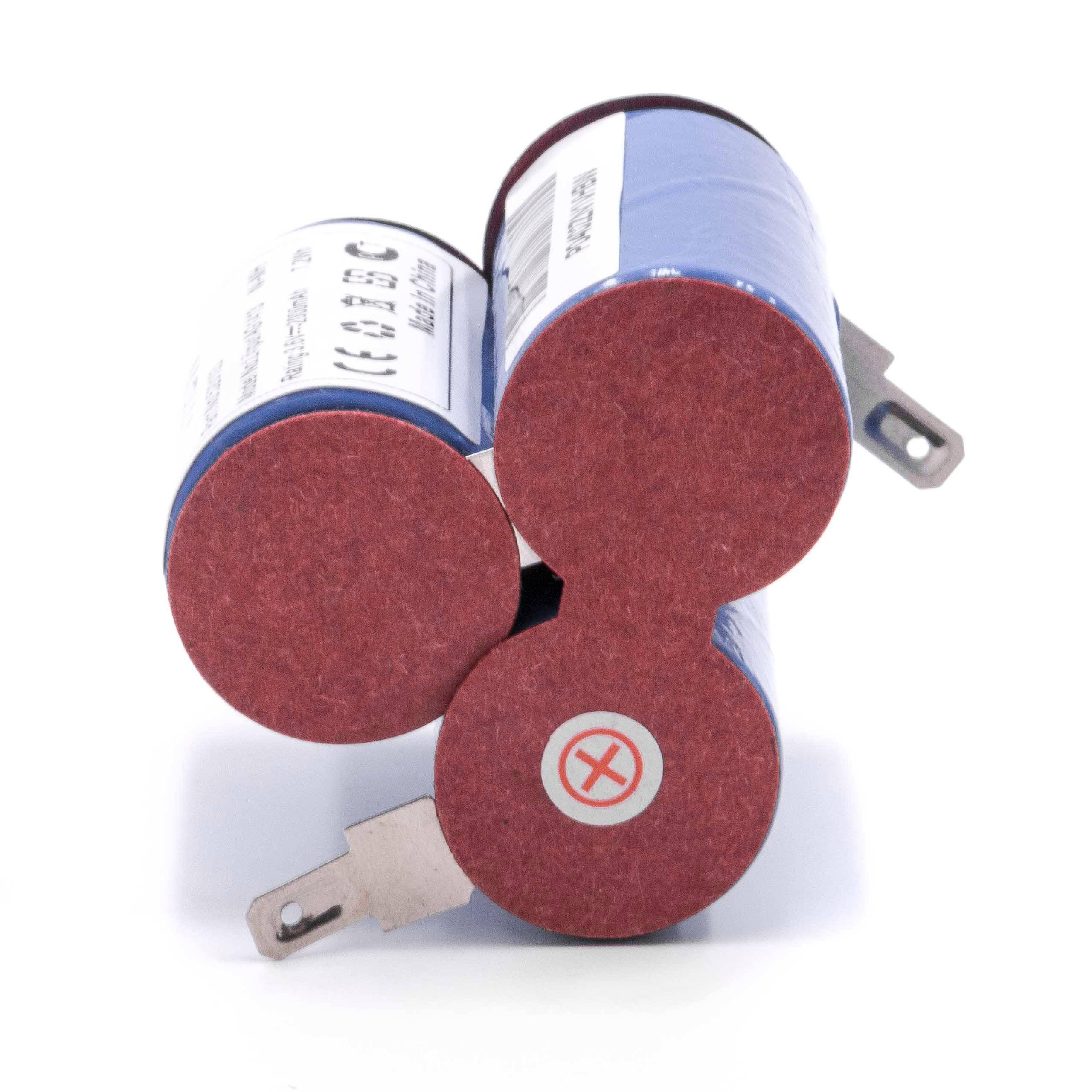 vhbw Akku kompatibel mit AEG Classic 1 | Staubsauger (2000 mAh, 3,6 V, NiMH)