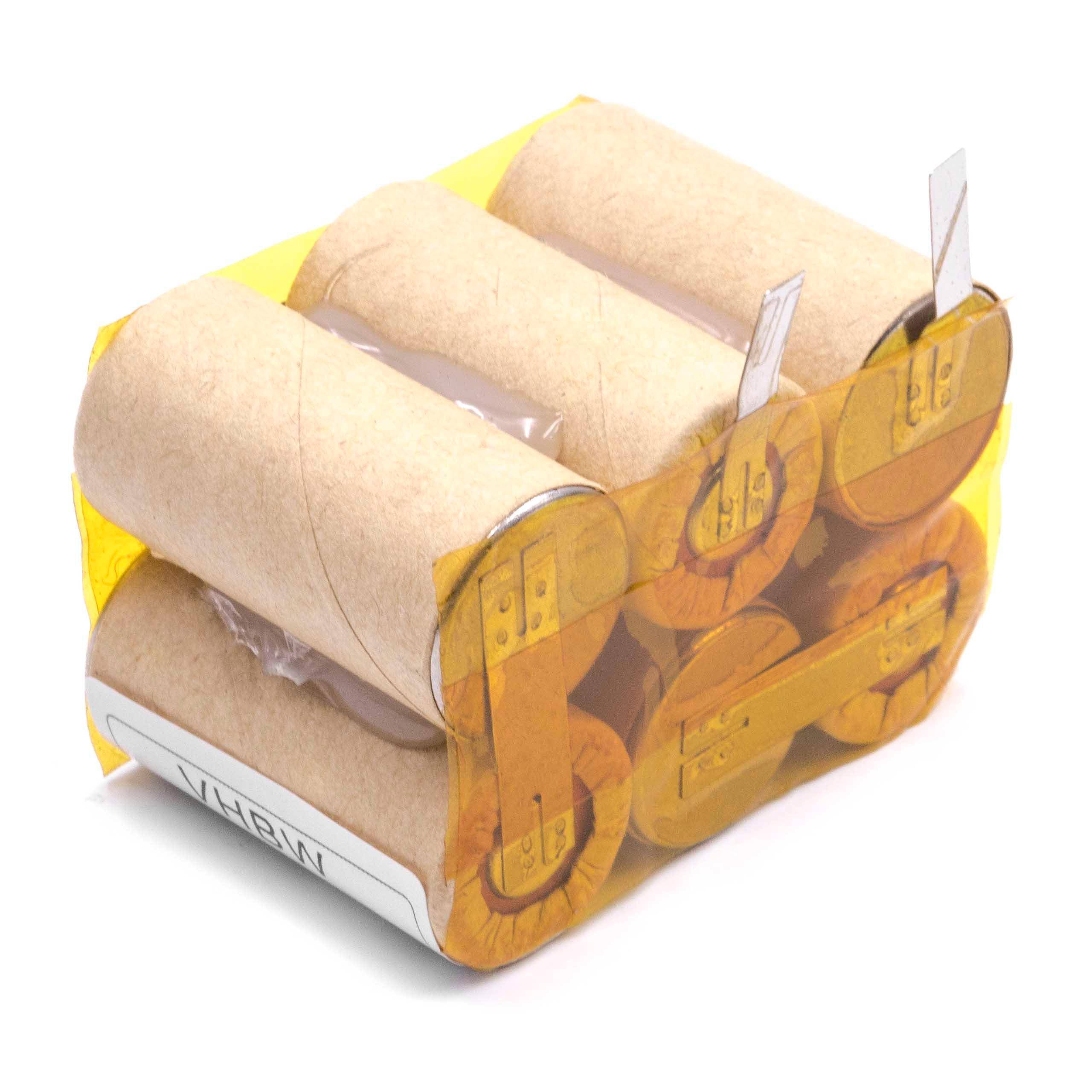 vhbw Akku Ersatz für Black&Decker ACN-DE7.2 für Staubsauger (1500 mAh, 7,2 V, NiMH)