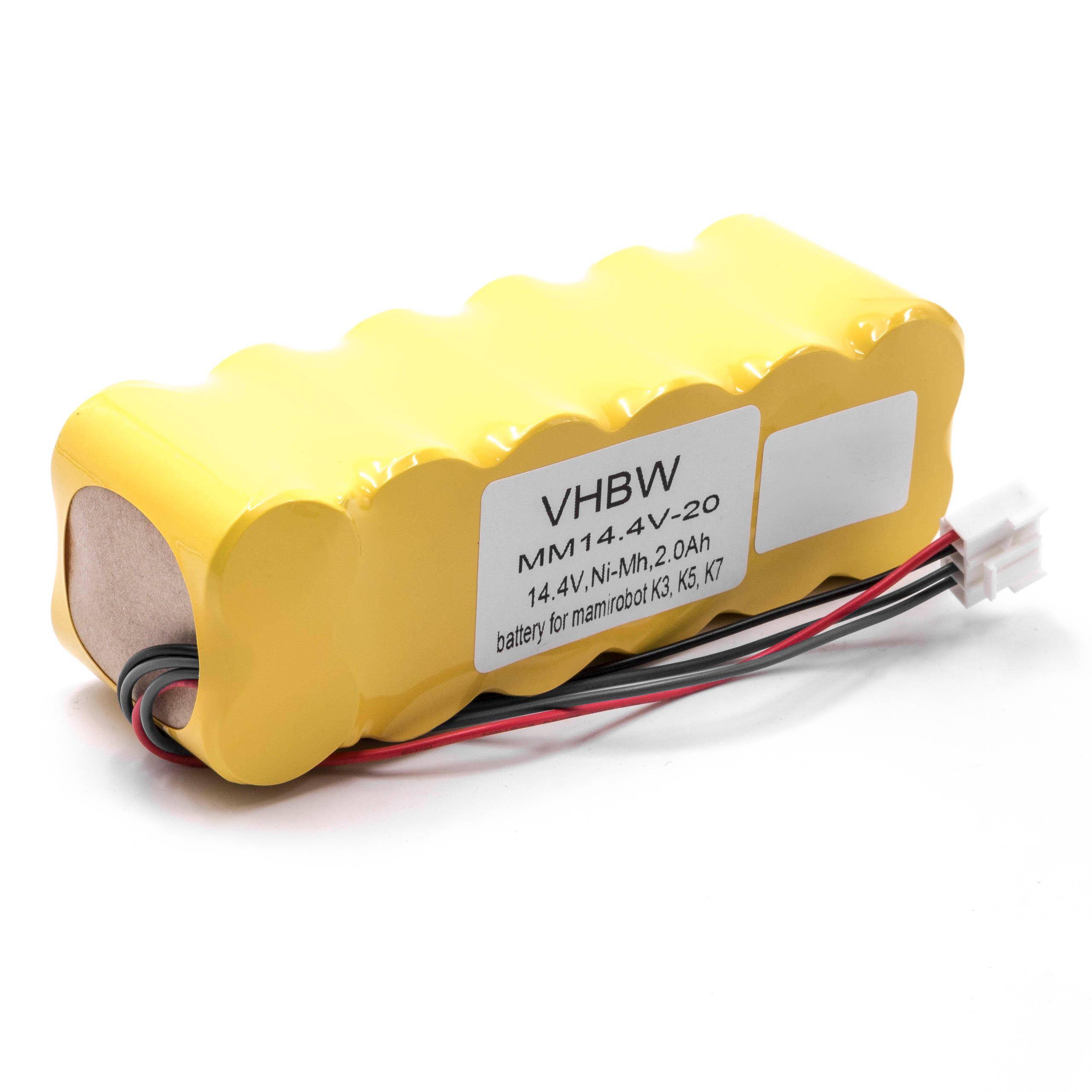 vhbw Akku kompatibel mit Sencor SVC 9031 Staubsauger (2000mAh, 14,4V, NiMH)