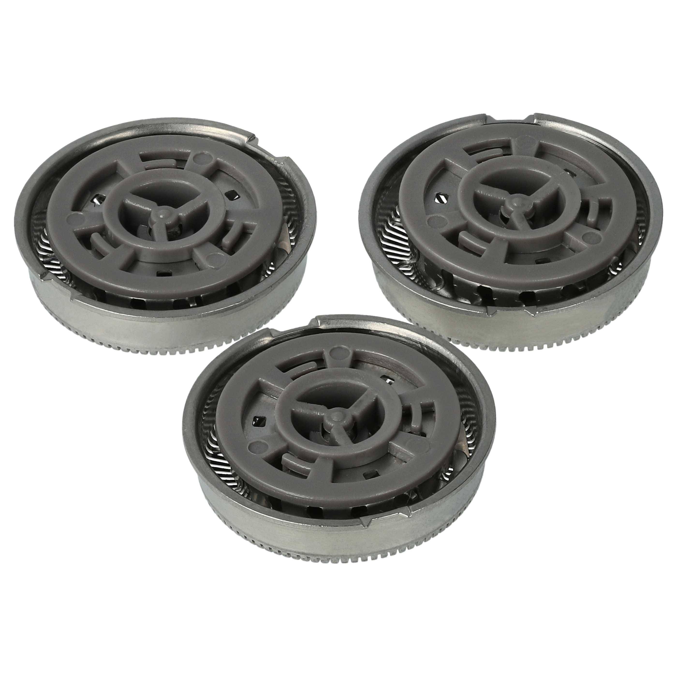 vhbw 6x Ersatz-Scherköpfe kompatibel mit Philips HQ362, HQ380, HQ3425, HQ3445, HQ36, HQ3605, HQ3610, HQ360, HQ3604 Elektrorasierer