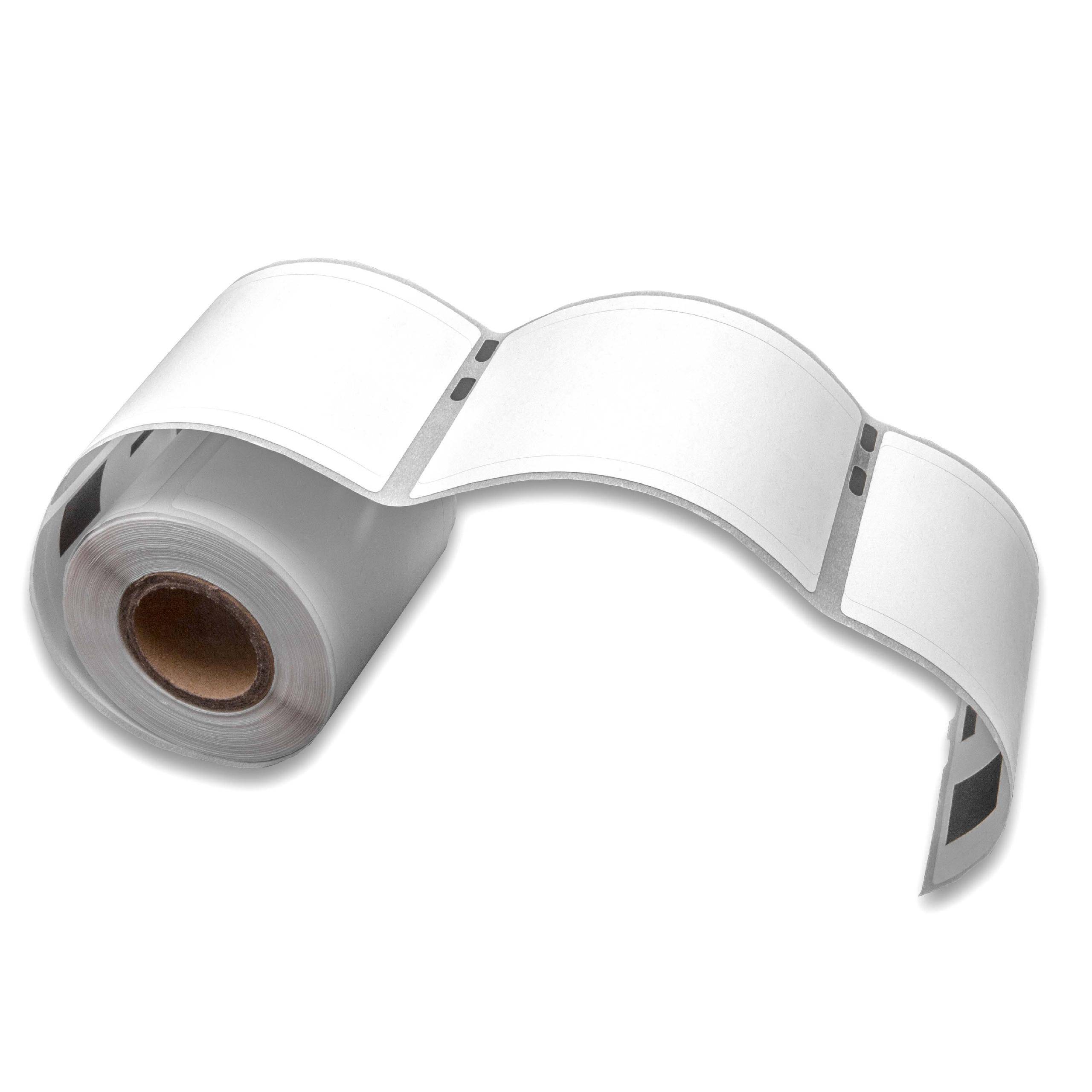 vhbw 10x Etiketten-Rolle 46mm x 78mm kompatibel mit Dymo LabelWriter 400 | 400 DUO, 320, 330 Etiketten-Drucker (150 Etiketten)