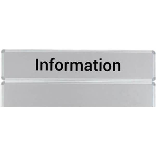 Stellwand-Topper Metalldesign beidseitig B1200xH300xT22mm