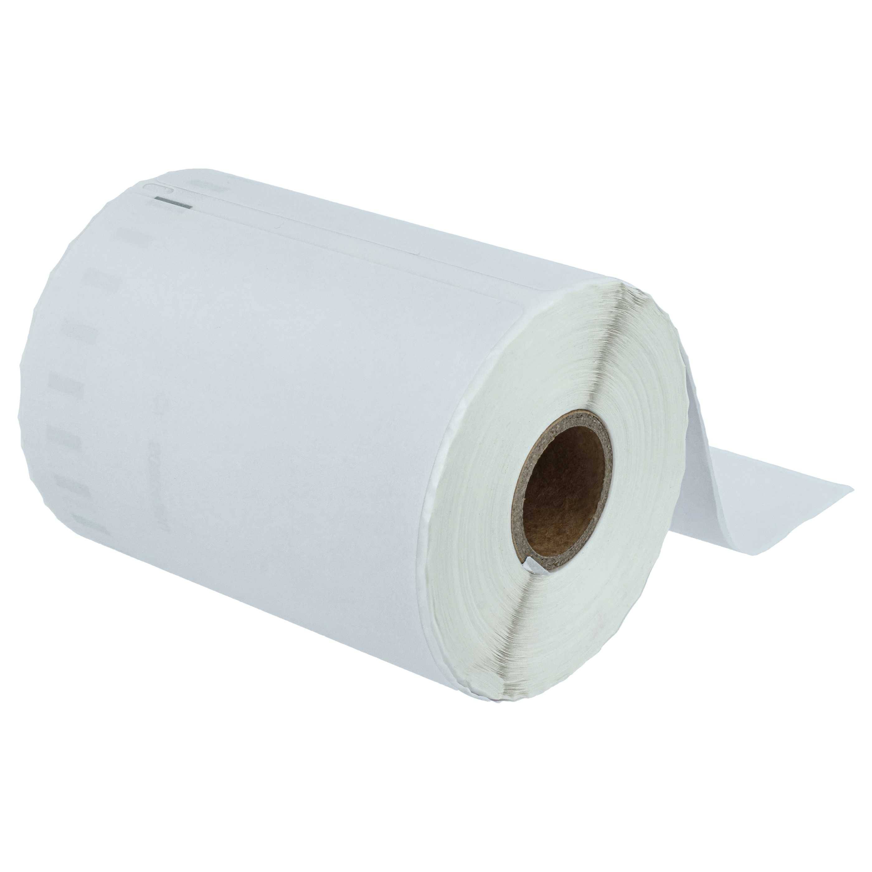 vhbw 10x Rolle 104mm x 159mm (220 Etiketten) Ersatz für Dymo S0904980 für Drucker Weiß