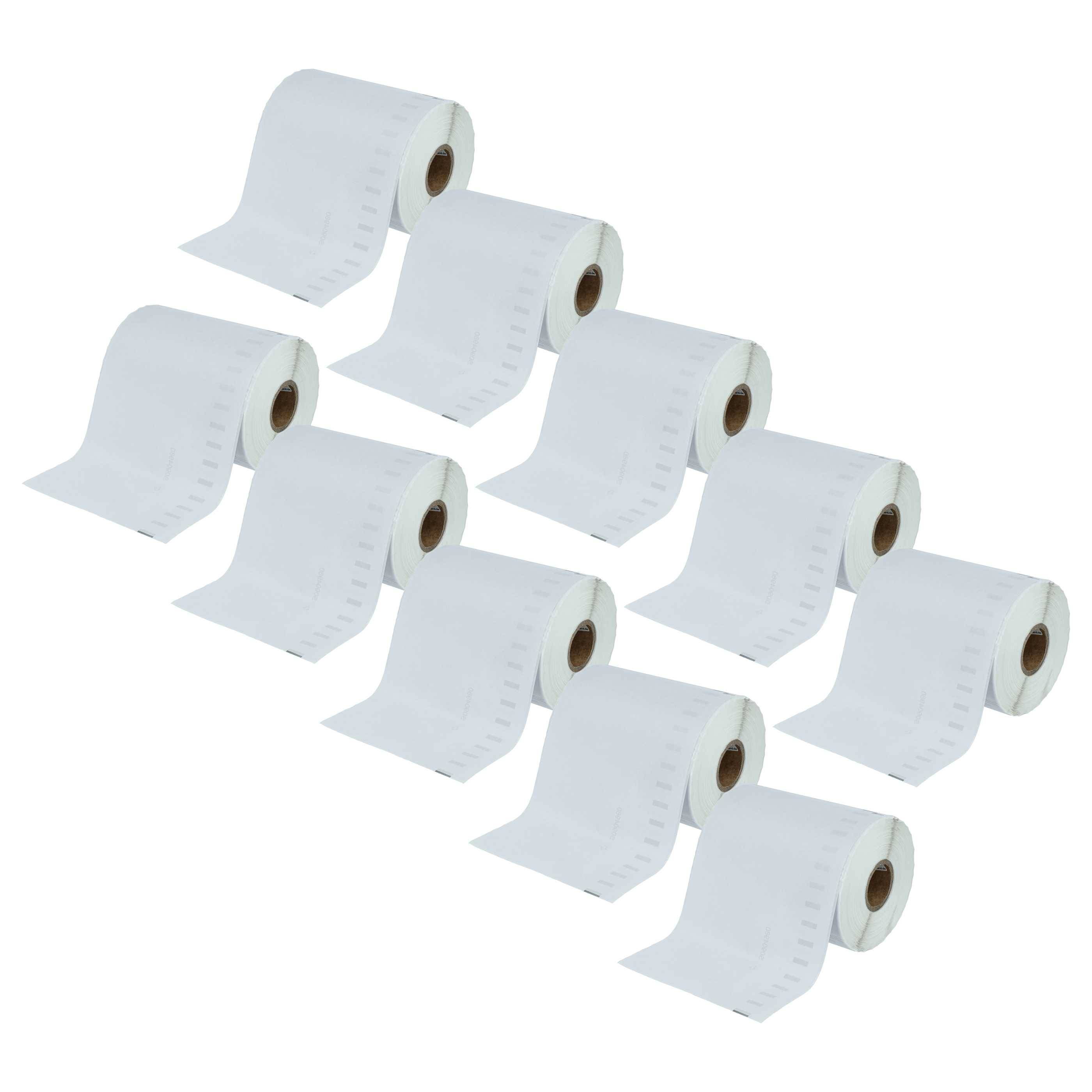 vhbw 10x Rolle 104mm x 159mm (220 Etiketten) Ersatz für Dymo S0904980 für Drucker Weiß