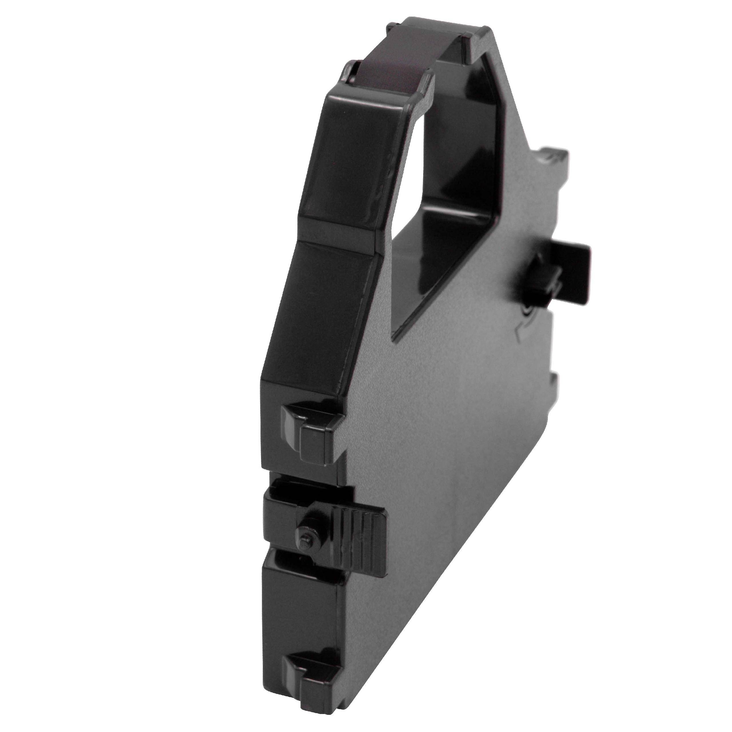 vhbw 5x Farbband Schriftband kompatibel mit Star Micronics XB 24-15, XB 24-10, NX 2430, NX 2420R Nadeldrucker, Bondrucker - Schwarz