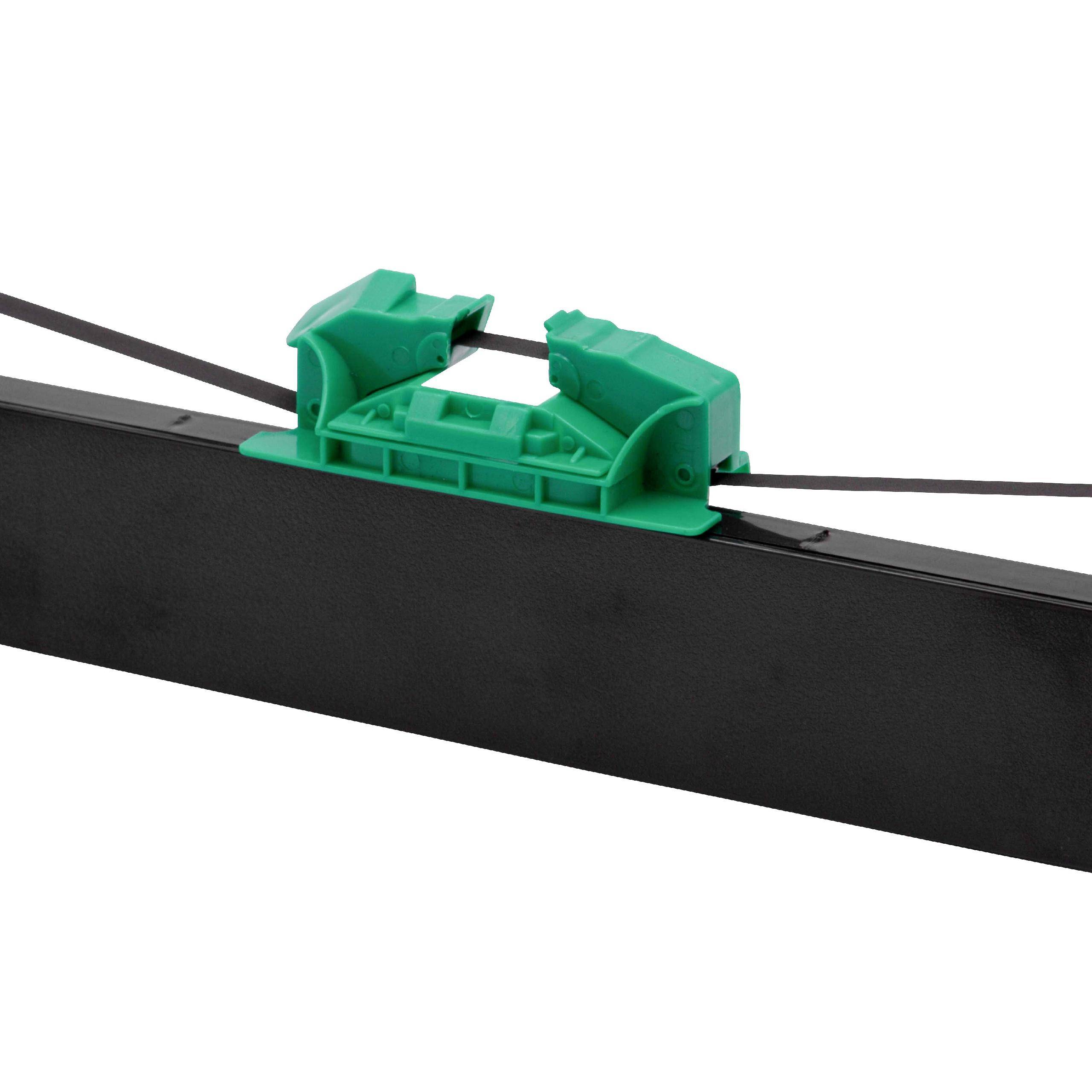 vhbw 5x Farbband Schriftband kompatibel mit Olivetti PR 2, PR2 Plus, PR2 E, PR2, PR II, PRII Nadeldrucker, Bondrucker - Schwarz