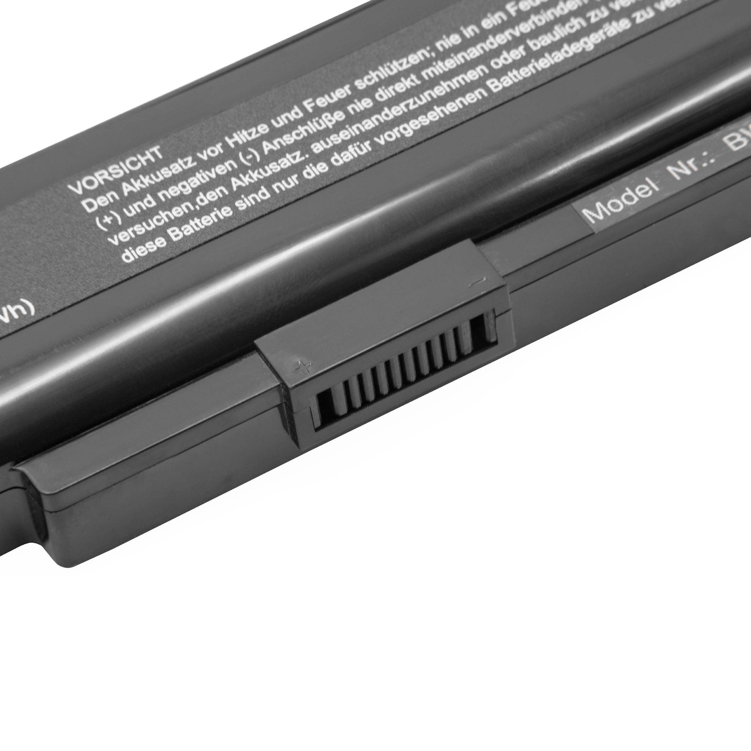 vhbw 1x Akku kompatibel mit Medion Akoya P7818, P7817, P7816 Notebook (5200 mAh, 10,8 V, Li-Ion)