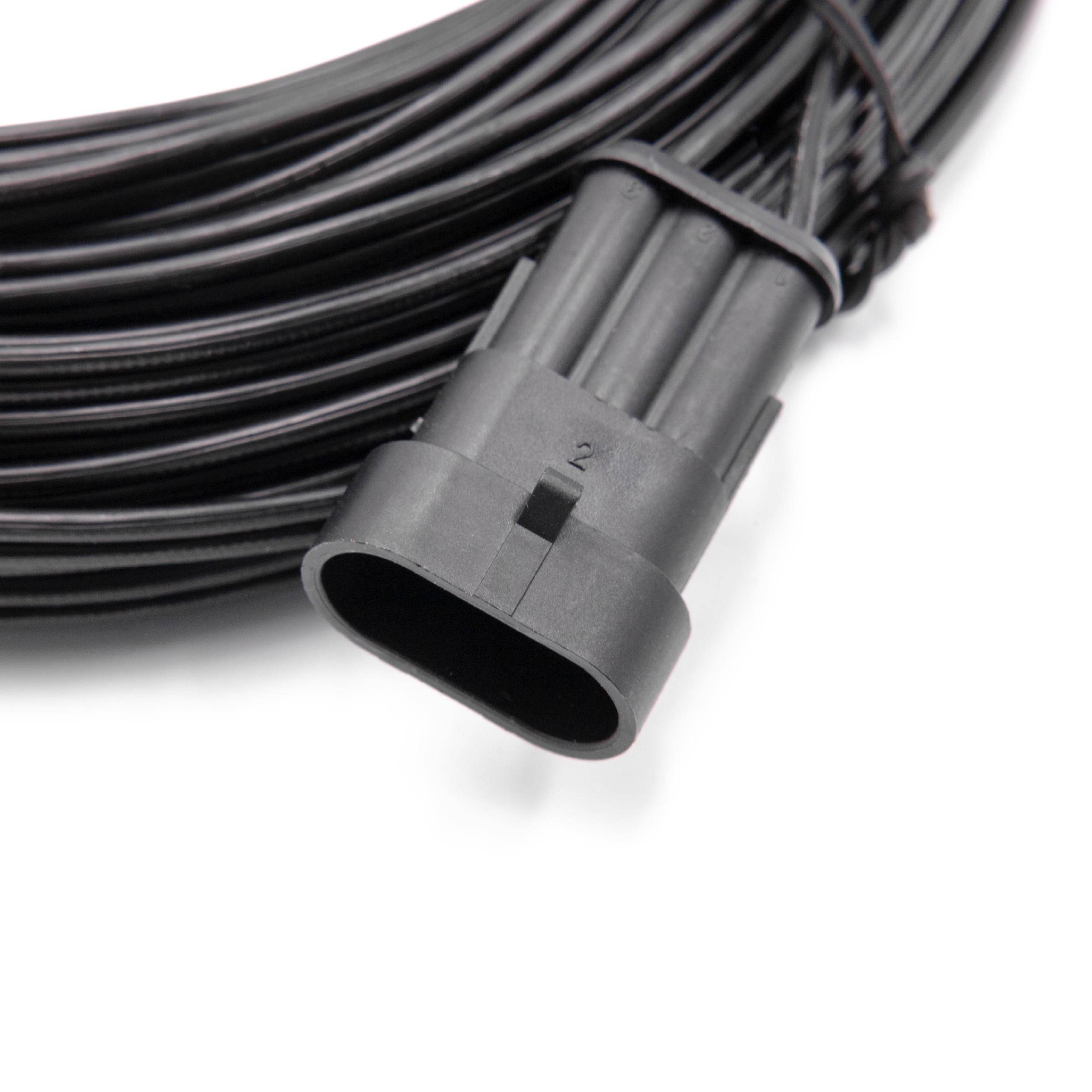 vhbw Niederspannungs-Kabel kompatibel mit Husqvarna Automower 450X X-LINE (ab Bj. 2016) Mähroboter - Transformator Kabel, 20 m