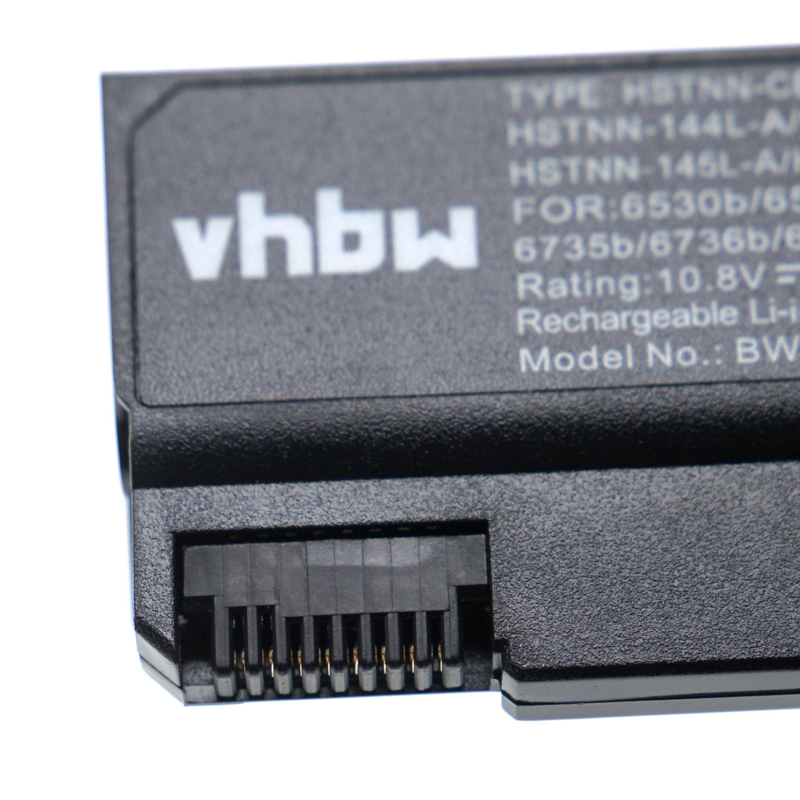 vhbw Akku Ersatz für HP HSTNN-UB69, HSTNN-XB24, HSTNN-W42L-B, HSTNN-W42L-A, HSTNN-W42C für Notebook (5200 mAh, 10,8 V, Li-Ion)