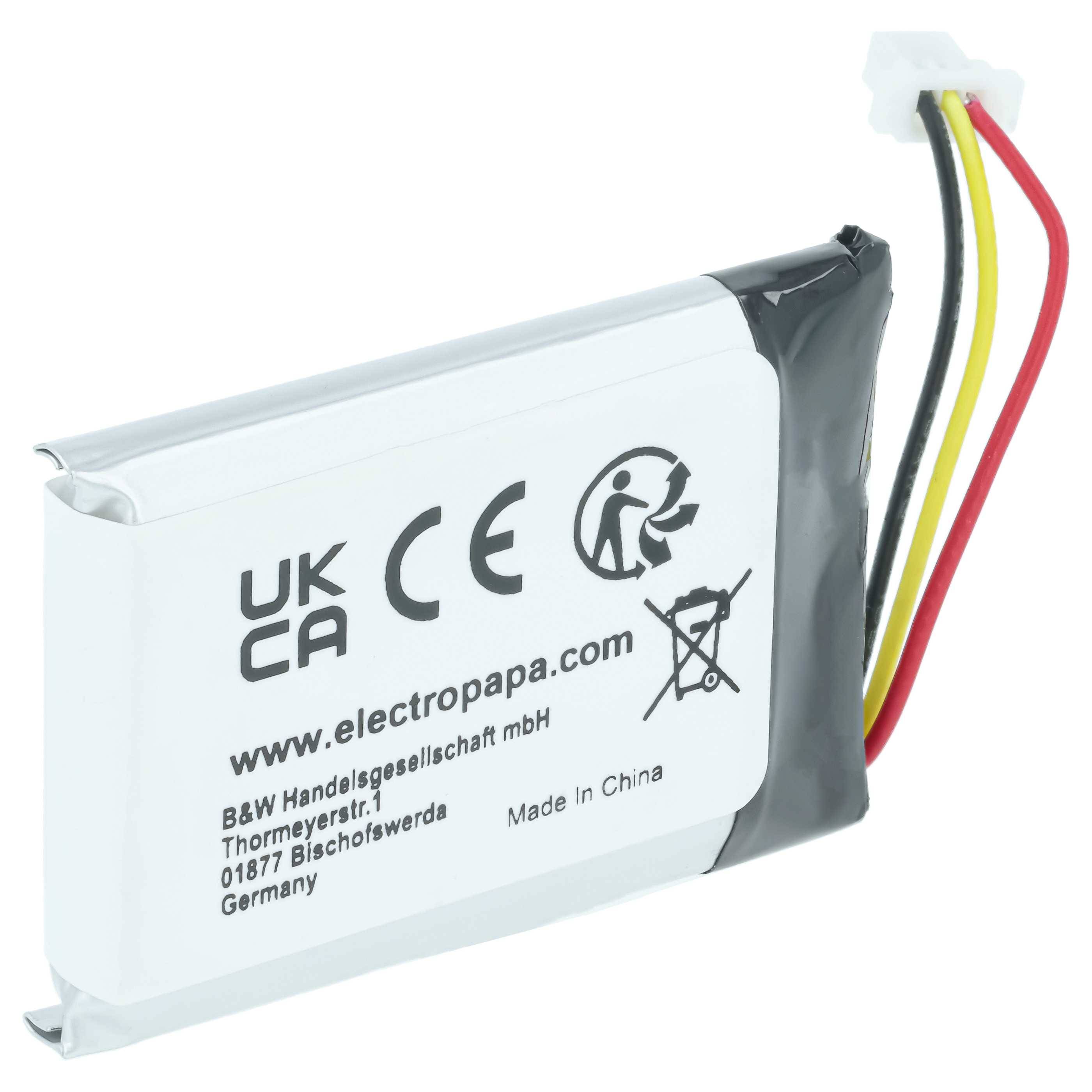 vhbw Akku kompatibel mit Abee V51, V35, V31, M3 Videokamera Camcorder (450 mAh, 3,7 V, Li-Polymer)