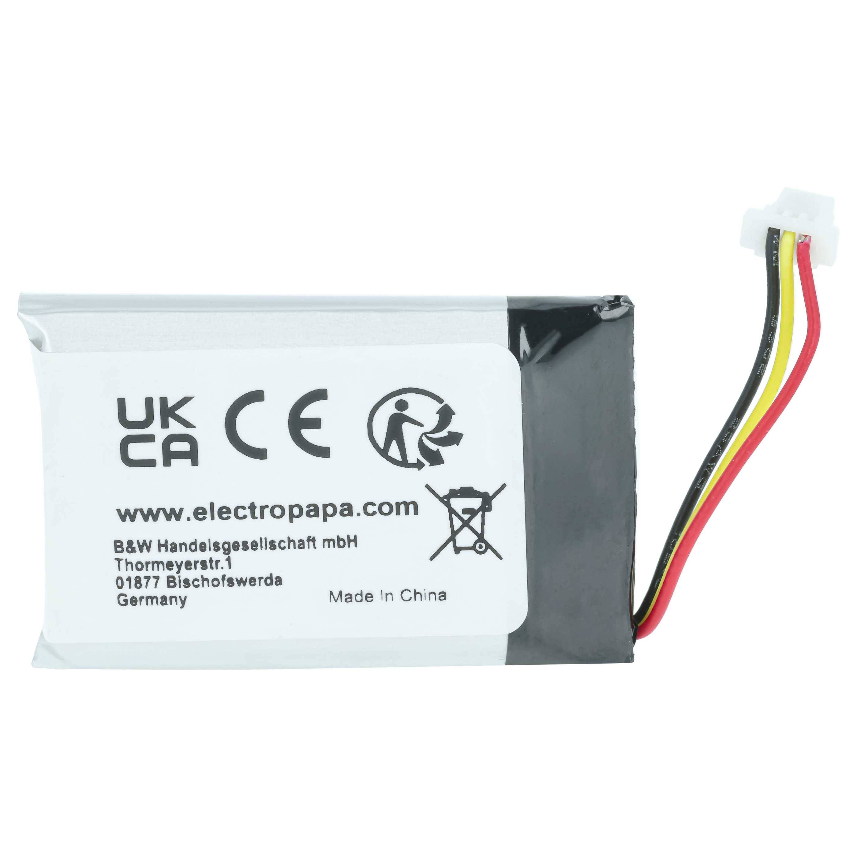 vhbw Akku kompatibel mit Abee V51, V35, V31, M3 Videokamera Camcorder (450 mAh, 3,7 V, Li-Polymer)