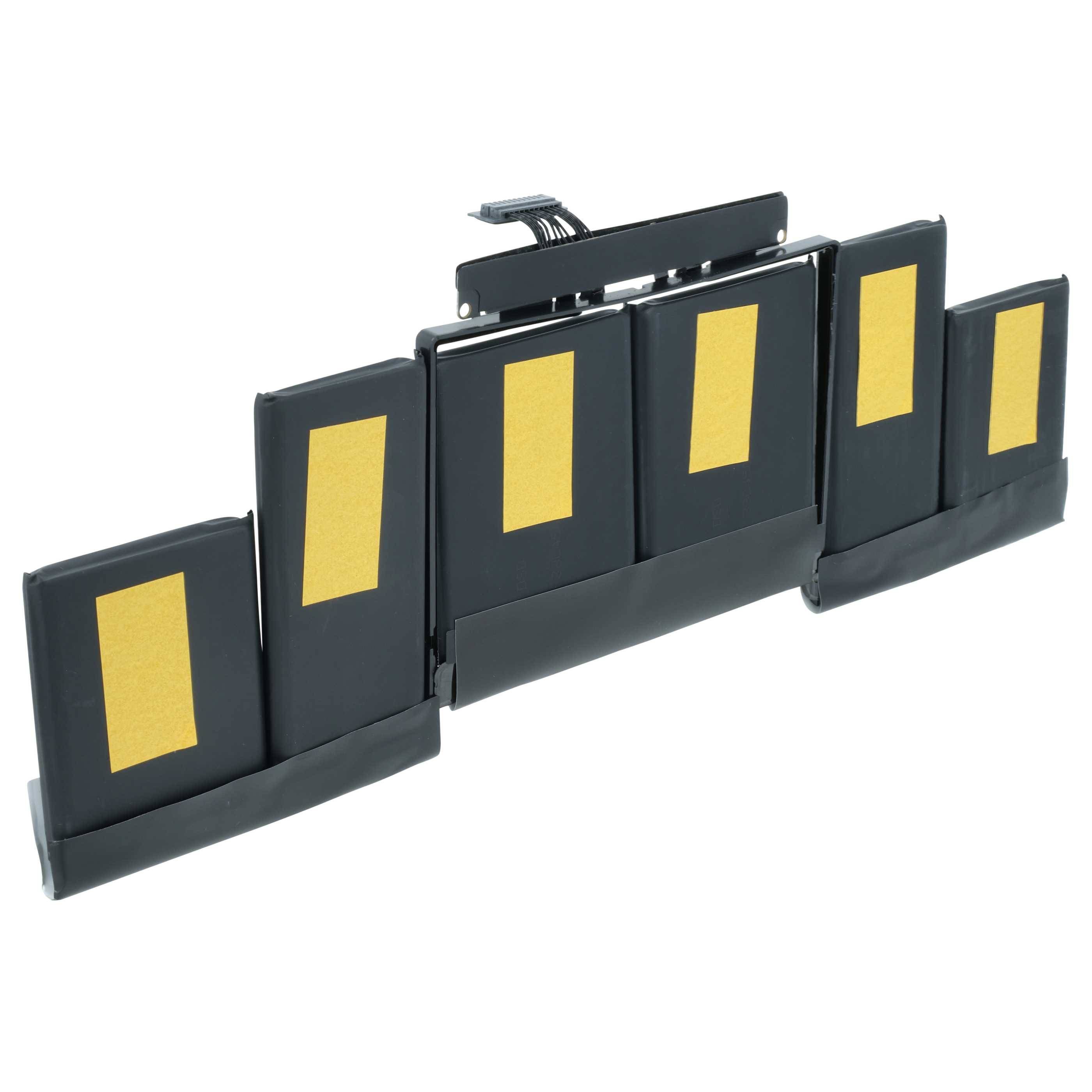 Ein an der Wand montierter schwarzer Metallorganizer mit fünf Fächern und gelben Haftnotizen auf jedem Fach, konzipiert zum Halten von Dokumenten oder Post.