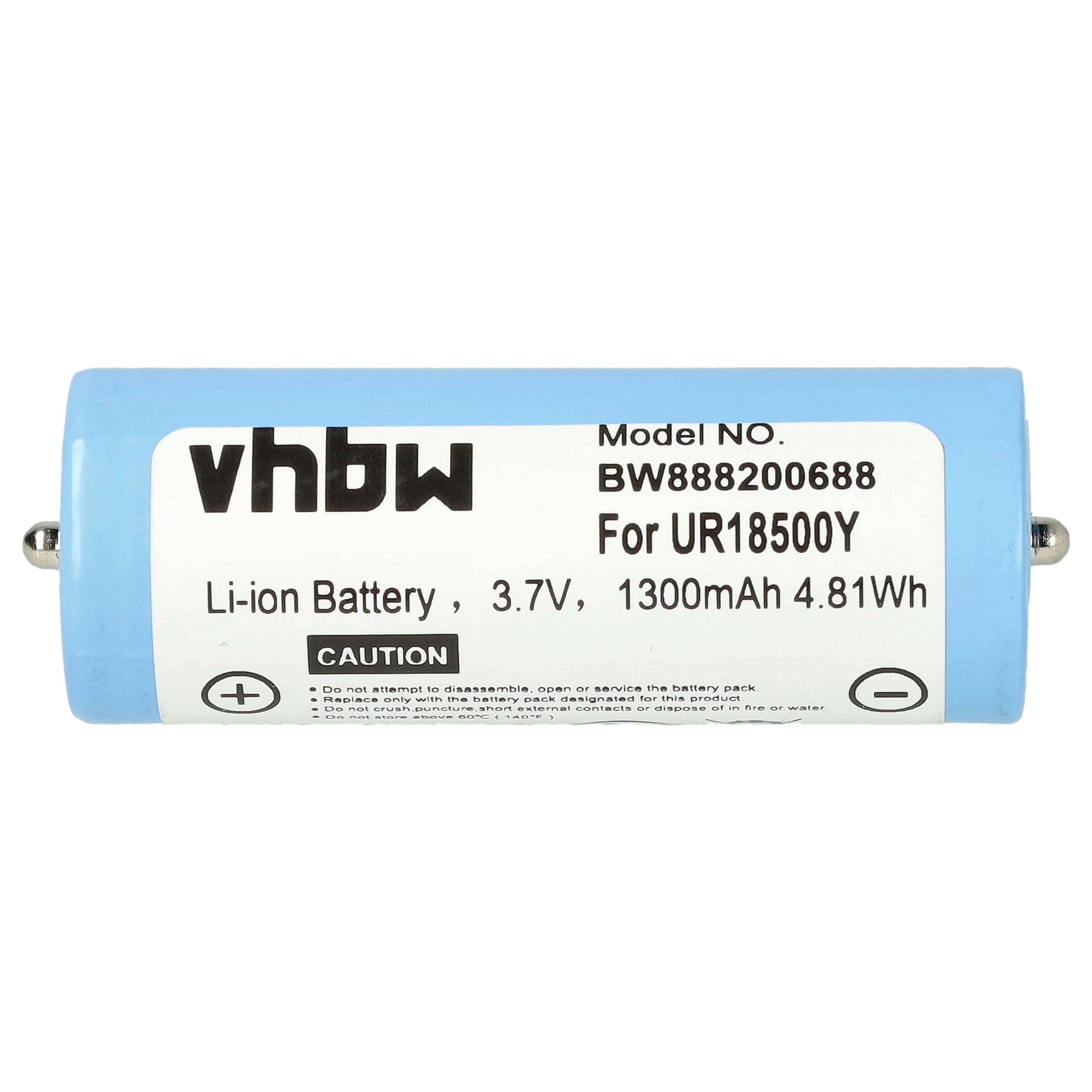 vhbw Akku kompatibel mit Braun Active Power 9785, 9782, 9795, 5673, 9781, 5674, 5671 Rasierer (1300 mAh, 3,7 V, Li-Ion)