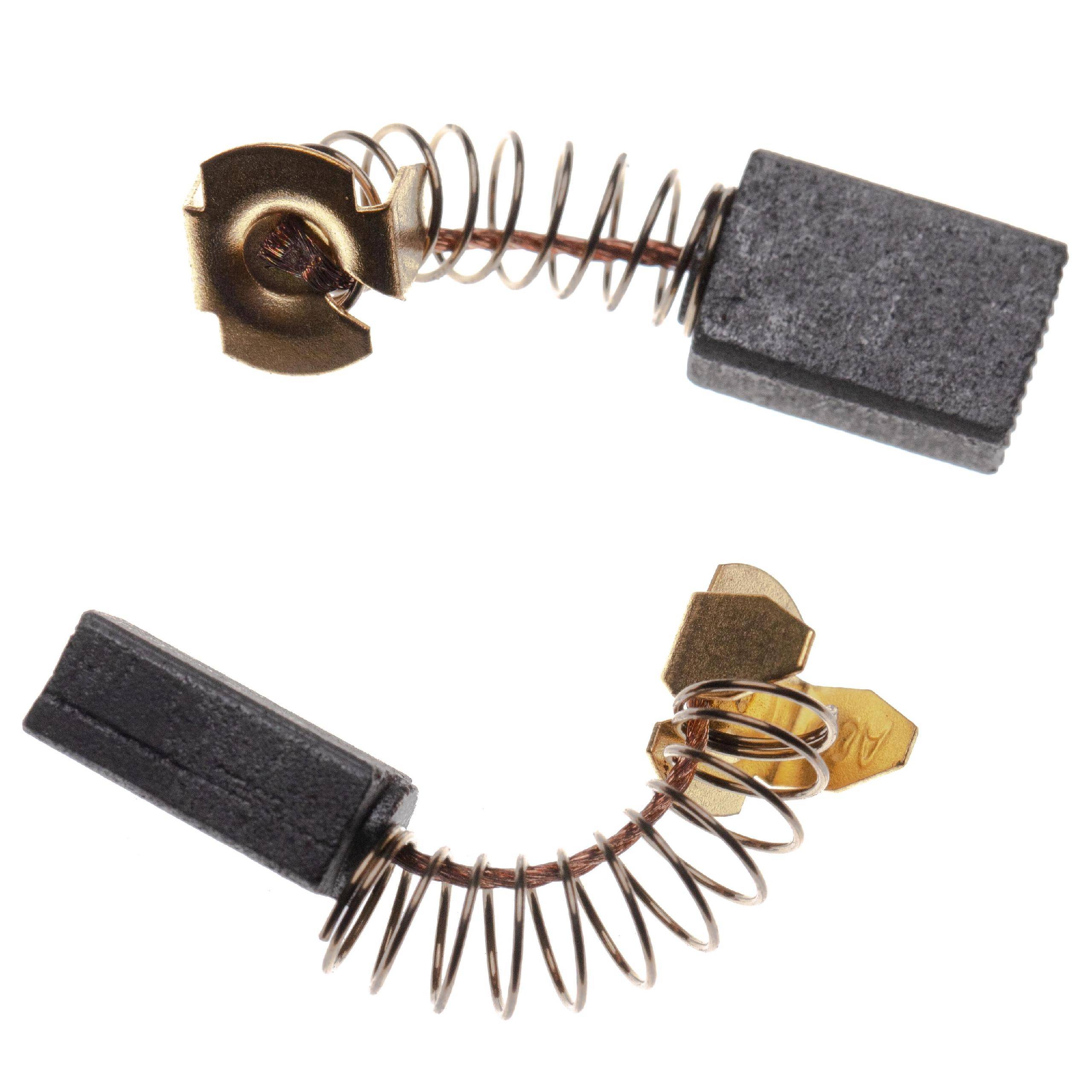 vhbw 2x Kohlebürste 6 x 10 x 15 mm kompatibel mit Makita 2106 | 4014NV, 8035NB, 4014N, 4302C, 1100, 5600BR, 9005B, 6906, 4105KB Elektrowerkzeug