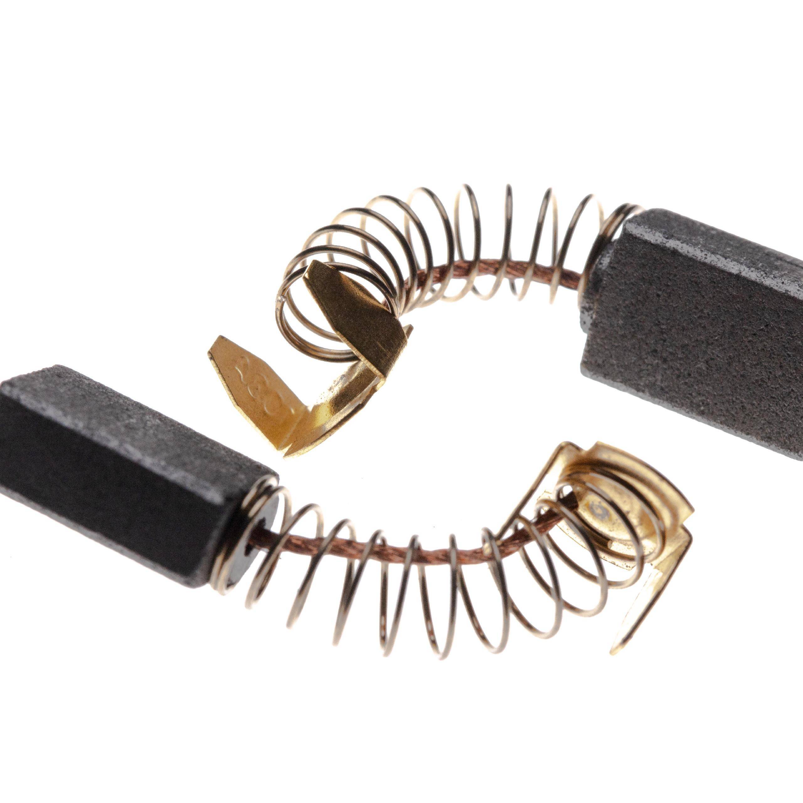 vhbw 2x Kohlebürste 6 x 10 x 15 mm kompatibel mit Makita 2106 | 4014NV, 8035NB, 4014N, 4302C, 1100, 5600BR, 9005B, 6906, 4105KB Elektrowerkzeug